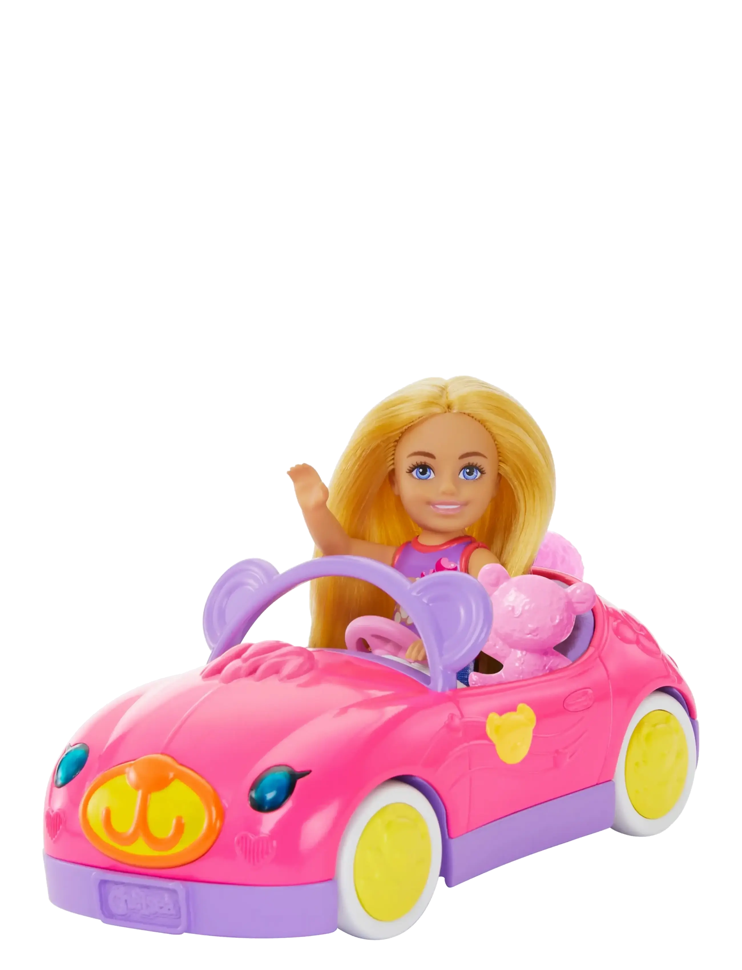Barbie - Chelsea Vehicle Set with Blonde Small Doll, Toy Car & Teddy Bear Accessory - die niedrigsten preise - multi color - 4