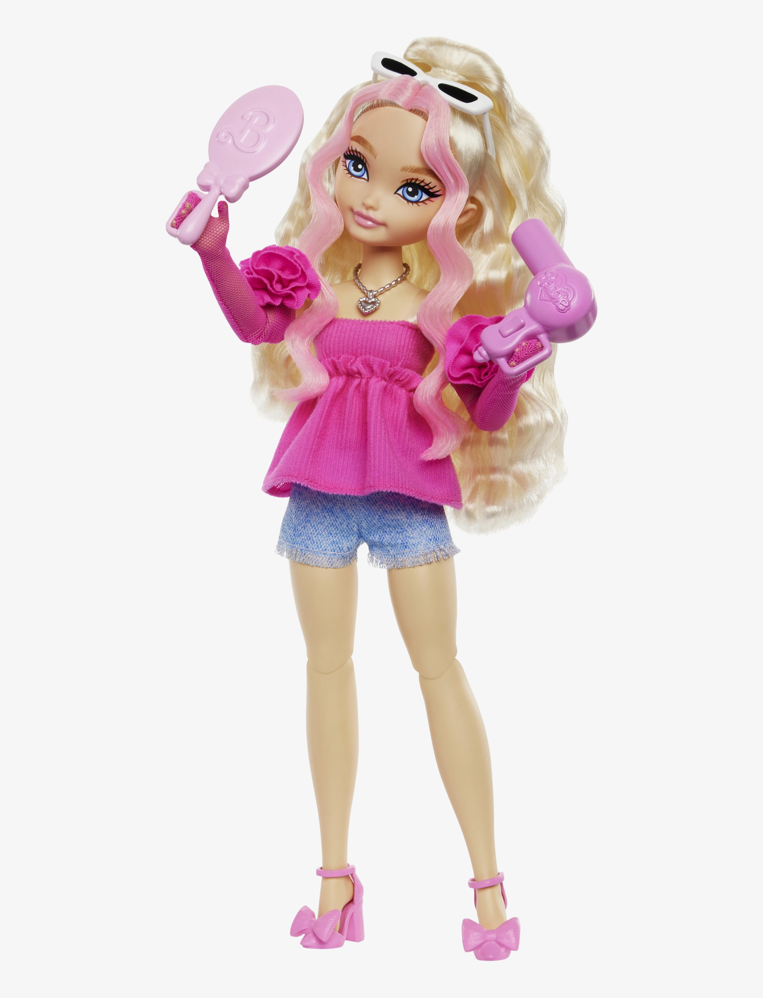 Barbie - Dream Besties “Malibu” Fashion Doll with 8 Makeup & Hair Themed Accessories - nukud - multicolor - 2