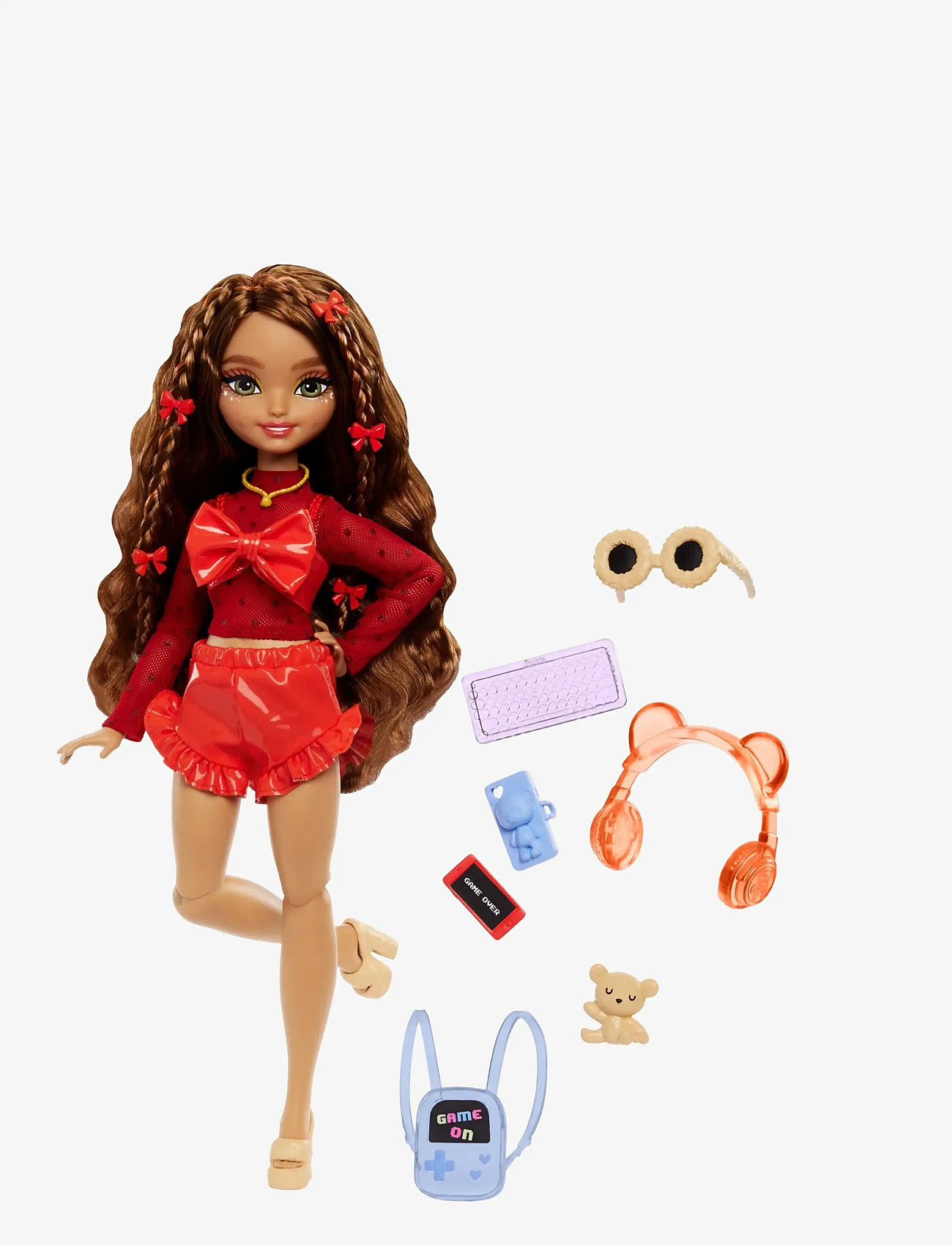 Barbie - Dream Besties Teresa Fashion Doll with Video Game Themed Accessories, 10 Piece Count - dukker - multicolor - 1