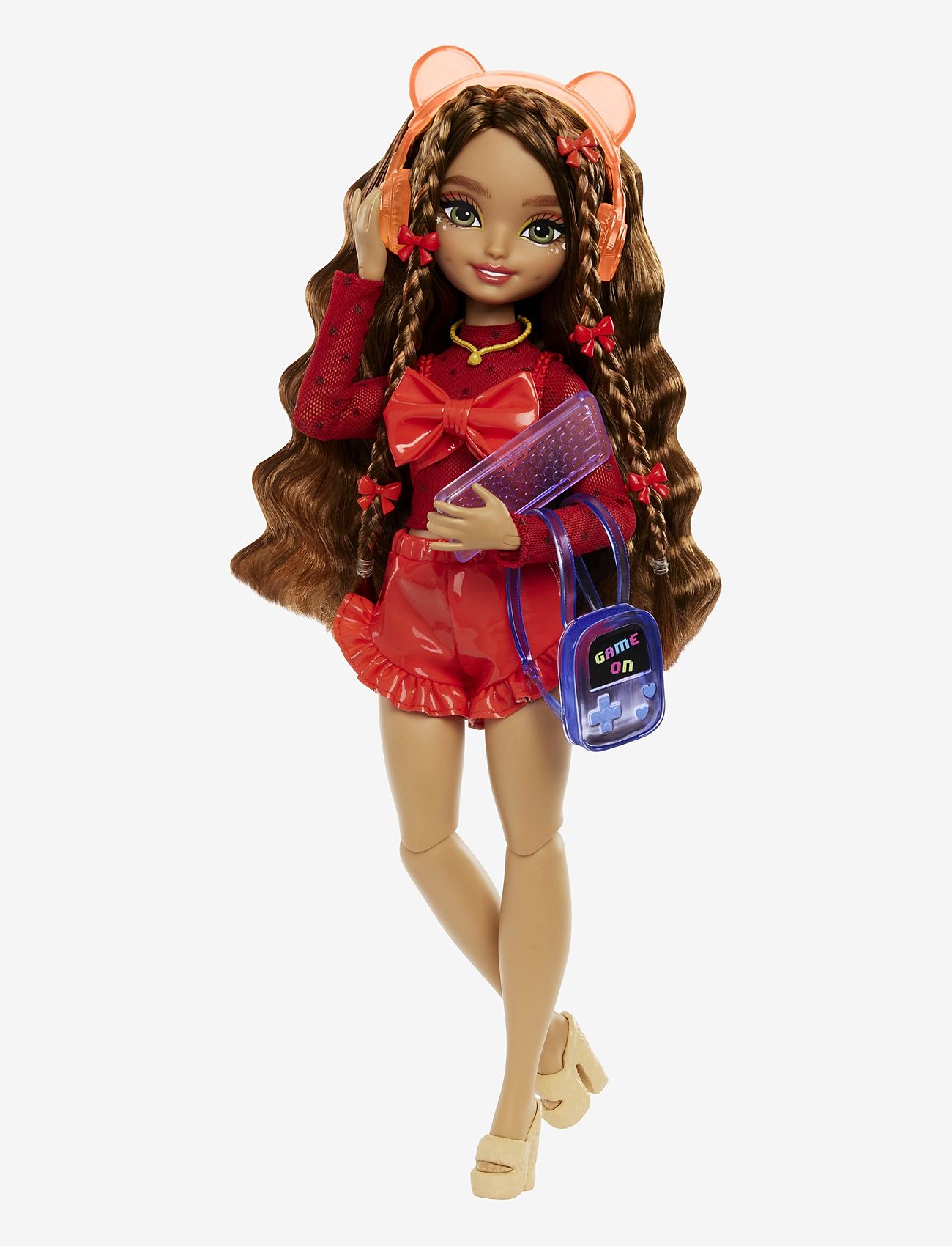Barbie - Dream Besties Teresa Fashion Doll with Video Game Themed Accessories, 10 Piece Count - dukker - multicolor - 3