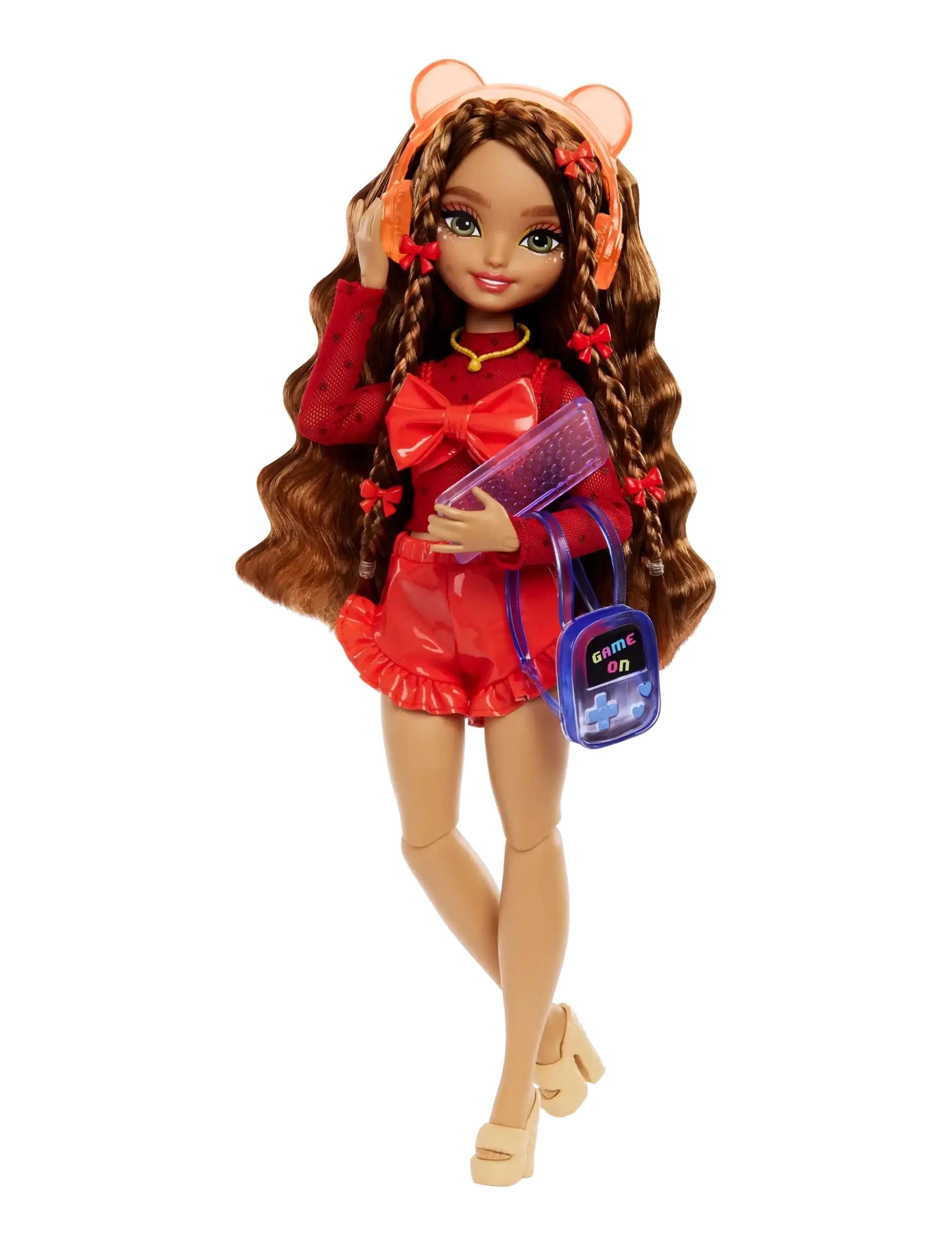 Barbie - Dream Besties Teresa Fashion Doll with Video Game Themed Accessories, 10 Piece Count - dukker - multicolor - 5