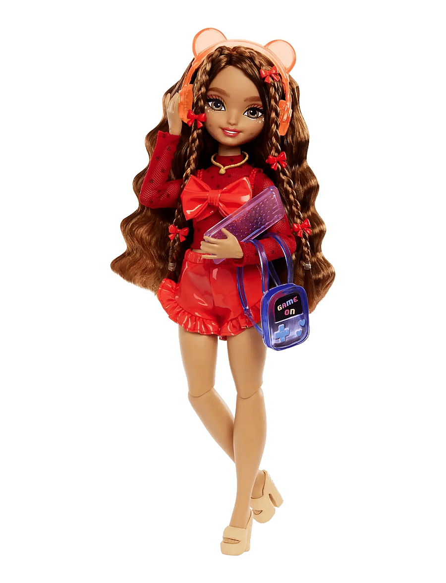 Barbie - Dream Besties Teresa Fashion Doll with Video Game Themed Accessories, 10 Piece Count - nukud - multicolor - 5