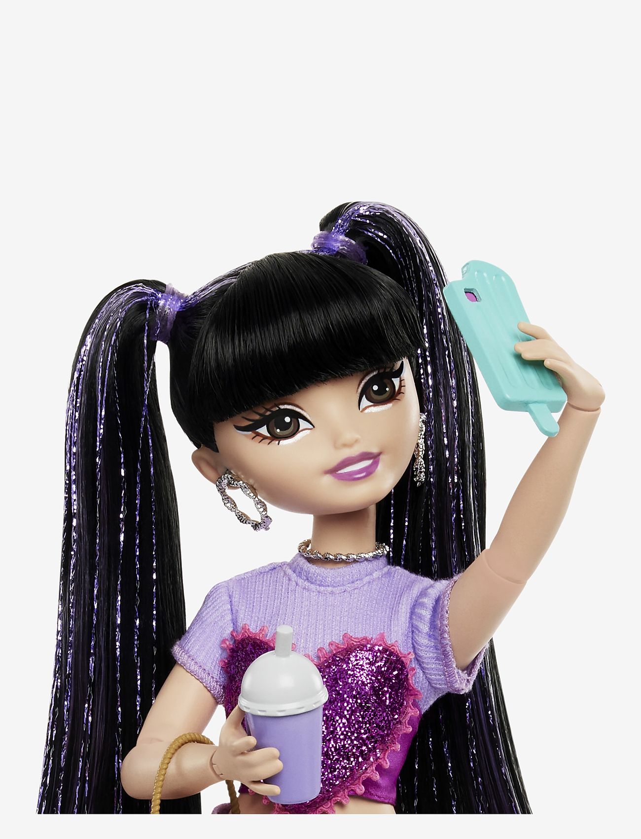 Barbie - Dream Besties Renee Fashion Doll with 11 Food Themed Accessories - dukker - multicolor - 1