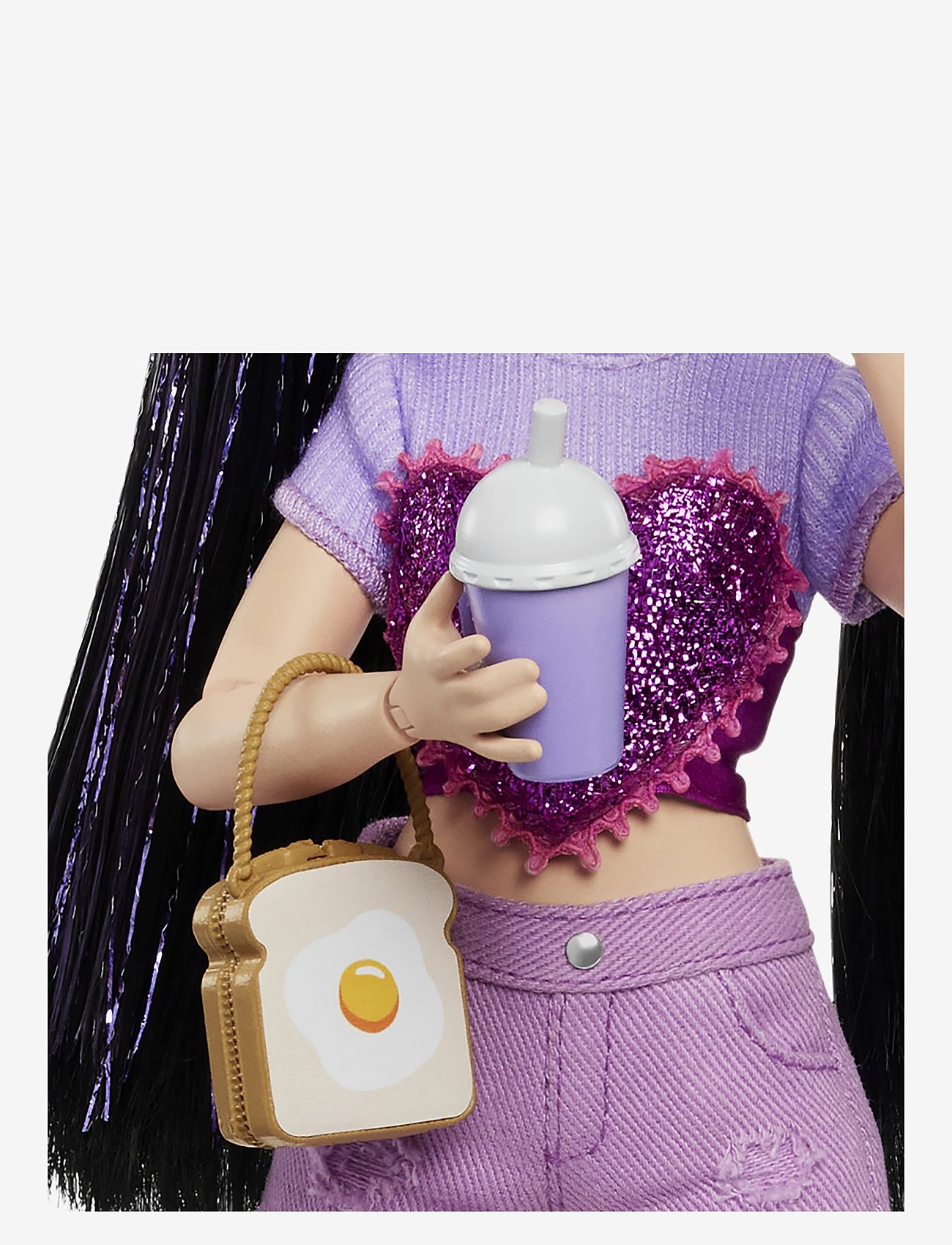 Barbie - Dream Besties Renee Fashion Doll with 11 Food Themed Accessories - dukker - multicolor - 2