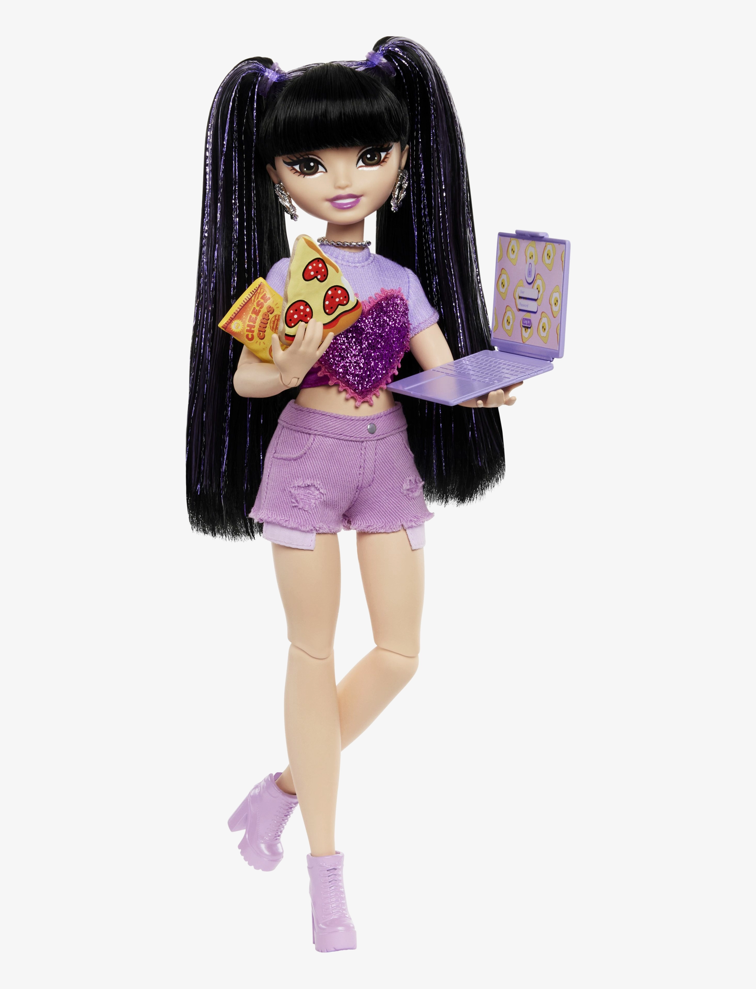 Barbie - Dream Besties Renee Fashion Doll with 11 Food Themed Accessories - nukud - multicolor - 3