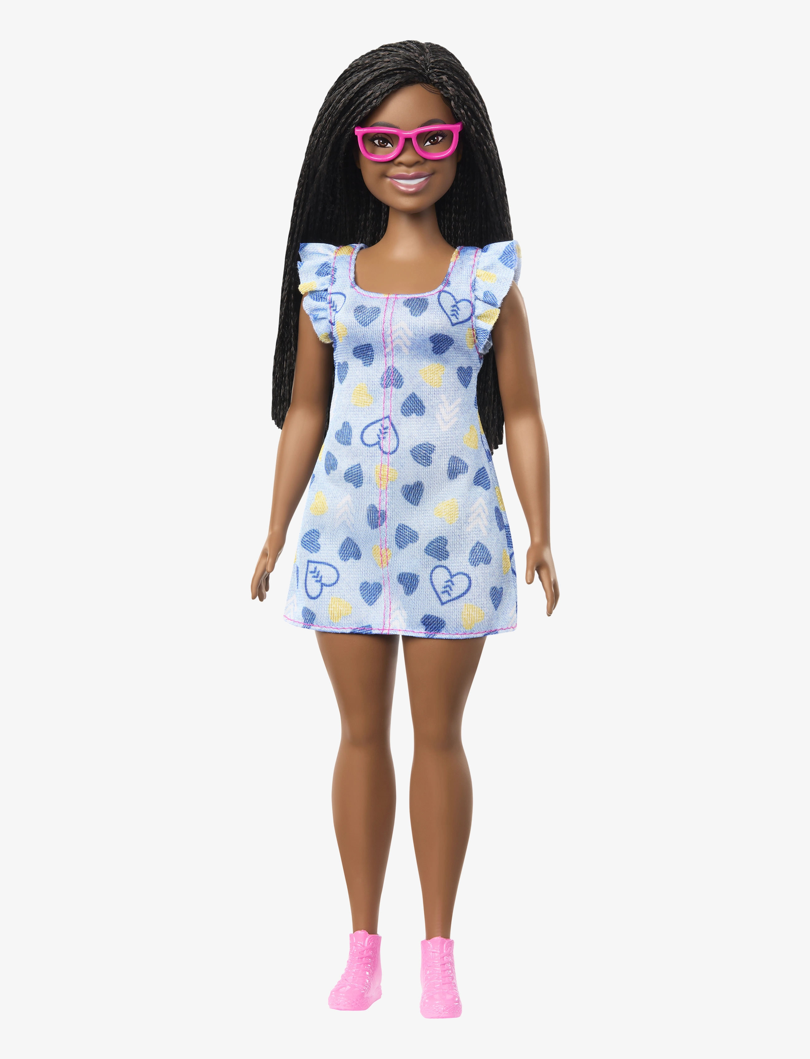 Barbie Fashionistas Doll #229, Doll with Down Syndrome Wearing Heart-Print Dress - Kampaania - MULTICOLOR / multi