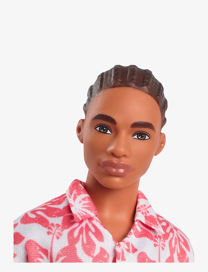 Barbie - Fashionistas Ken Doll #235 in Hawaiian Print Jumpsuit with Green Sandals, Brown Hair - geschenke unter 30€ - multi color - 2