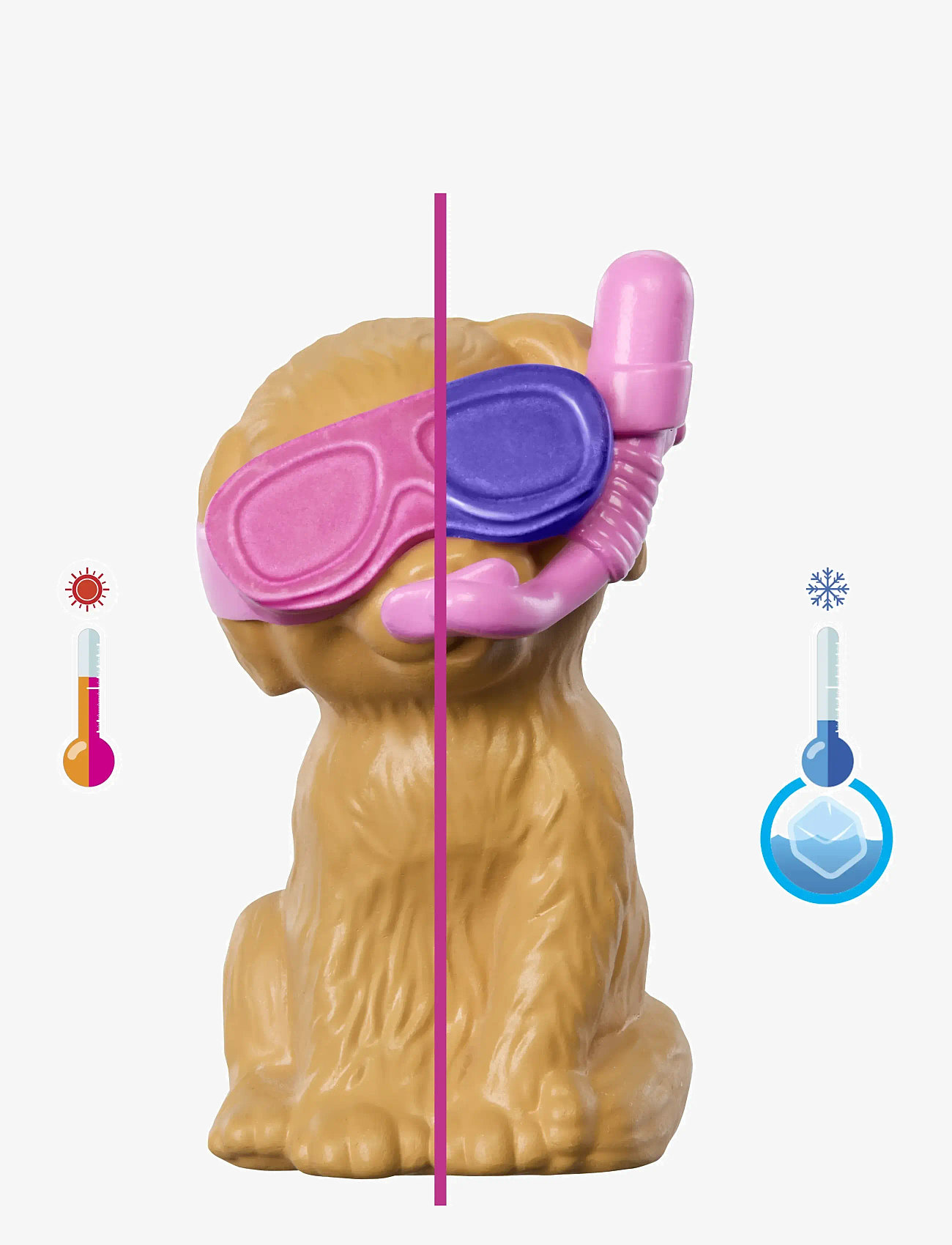 Barbie - Puppy Pool Party Playset with Doll, Pool, Doghouse & Slide, 2 Pet Figures & 6 Accessories - puppen - multi color - 4