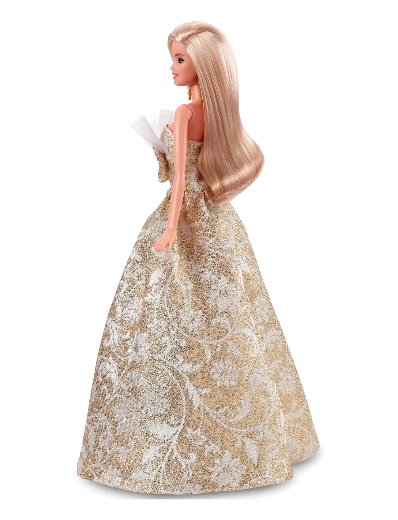 Barbie - Signature 2025 Holiday Fashion Doll, Seasonal Collector, Blonde with Silver & Gold Gown - dúkkur - multi color - 1
