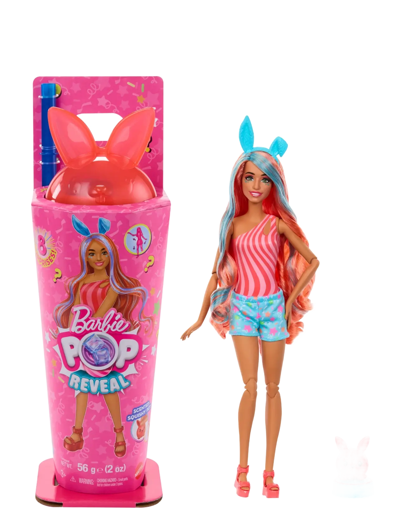 Barbie Signature Pop Reveal Shakes Series Doll & Accessories Set, Scented Bright Bunny Fashion Doll - 4 for 3 - MULTI COLOR / multi