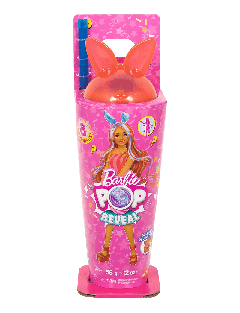 Barbie - Signature Pop Reveal Shakes Series Doll & Accessories Set, Scented Bright Bunny Fashion Doll - nukud - multi color - 2