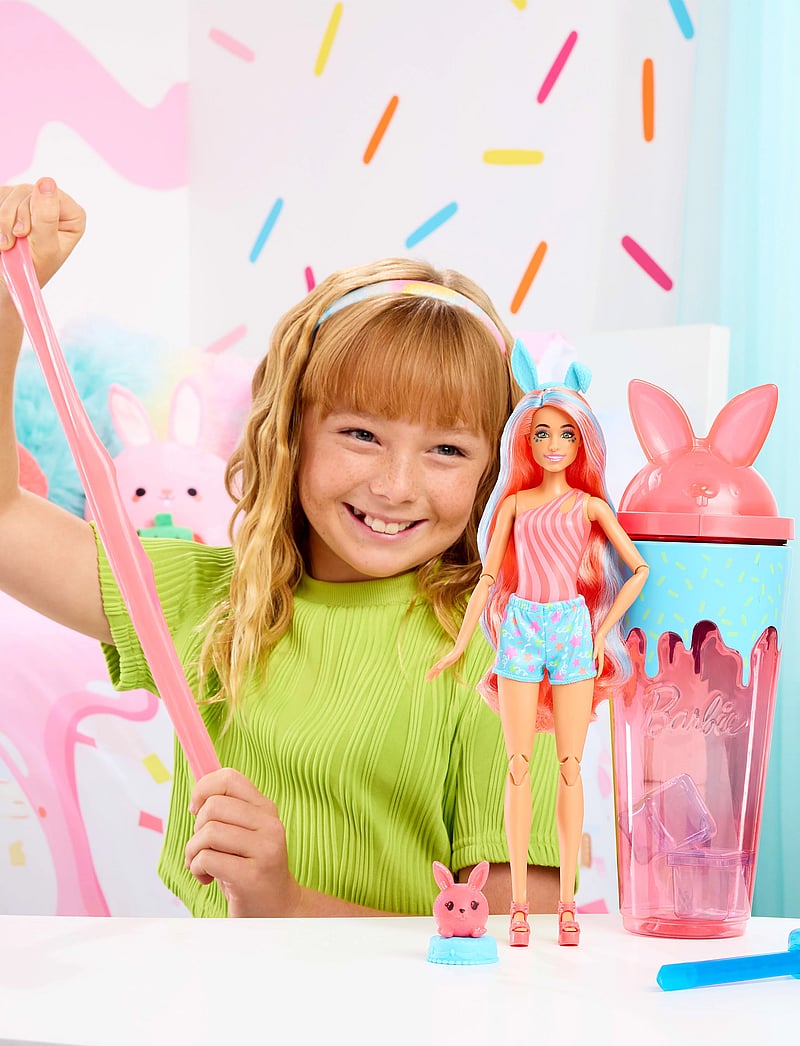 Barbie - Signature Pop Reveal Shakes Series Doll & Accessories Set, Scented Bright Bunny Fashion Doll - nukud - multi color - 0