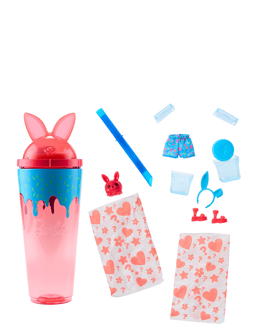 Barbie - Signature Pop Reveal Shakes Series Doll & Accessories Set, Scented Bright Bunny Fashion Doll - puppen - multi color - 4