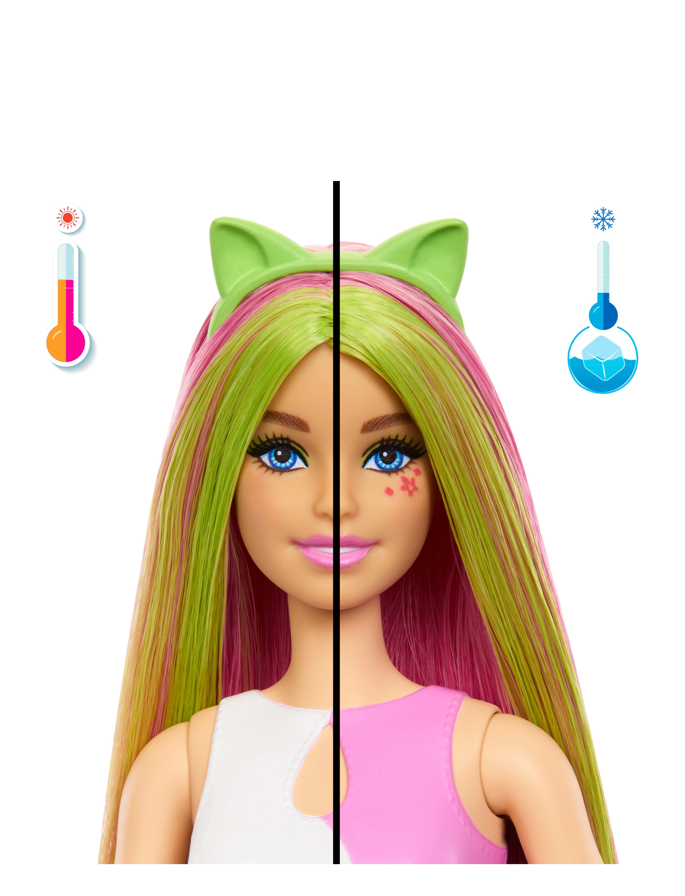 Barbie - Pop Reveal Shakes Series Doll & Accessories Set, Scented Cute Kitten Fashion Doll - dockor - multi color - 2