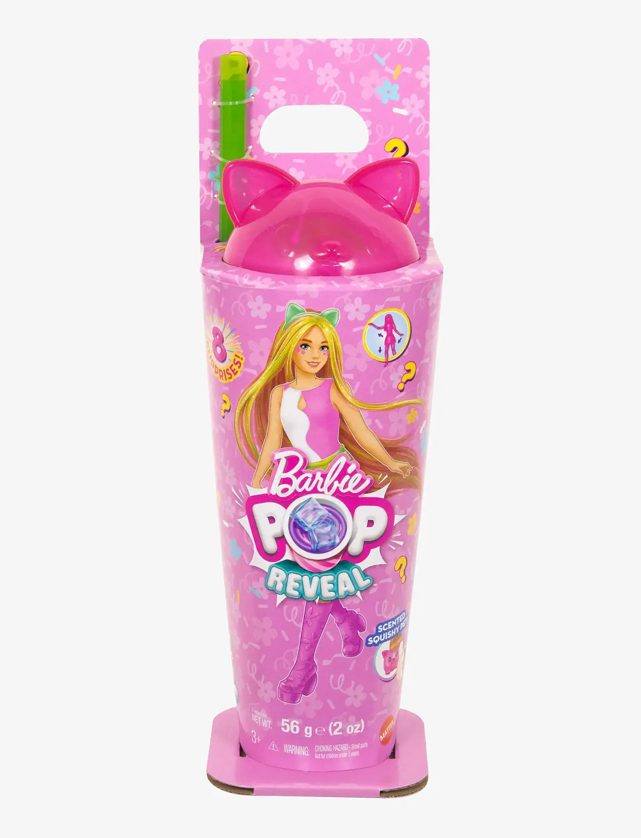 Barbie - Pop Reveal Shakes Series Doll & Accessories Set, Scented Cute Kitten Fashion Doll - dolls - multi color - 4