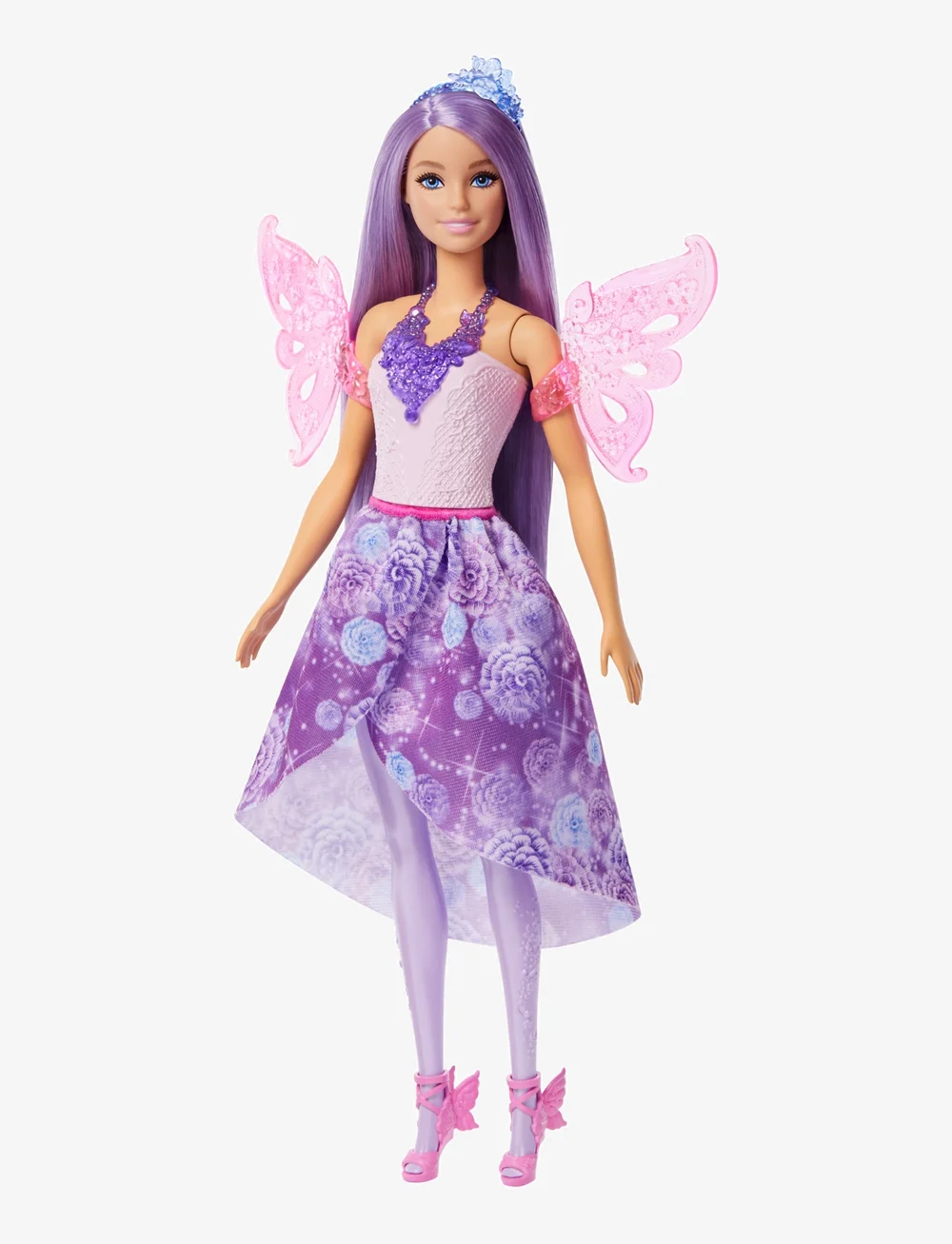 Barbie - Doll Fantasy Fashion Pack with Accessories Including Mermaid Tail, Fairy Wings, & Necklaces - dúkkur - multi color - 0