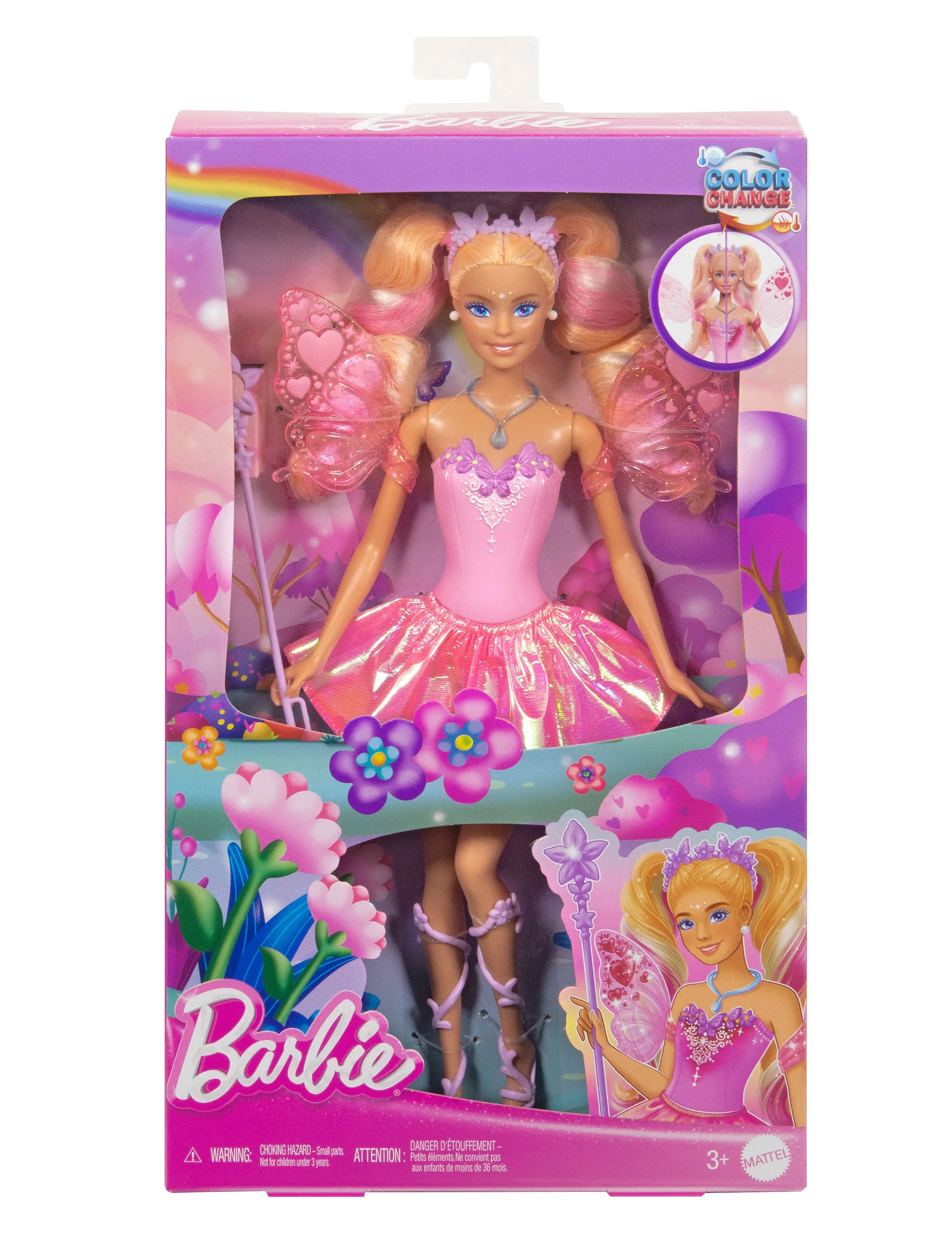 Barbie Fantasy Color Change Fairy, One Size, Dolls & Accessories, Mehrfarbig/gemustert - Dolls, Kinder