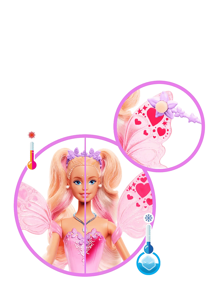 Barbie - Barbie Fantasy Color Change Fairy - nukud - multi color - 3