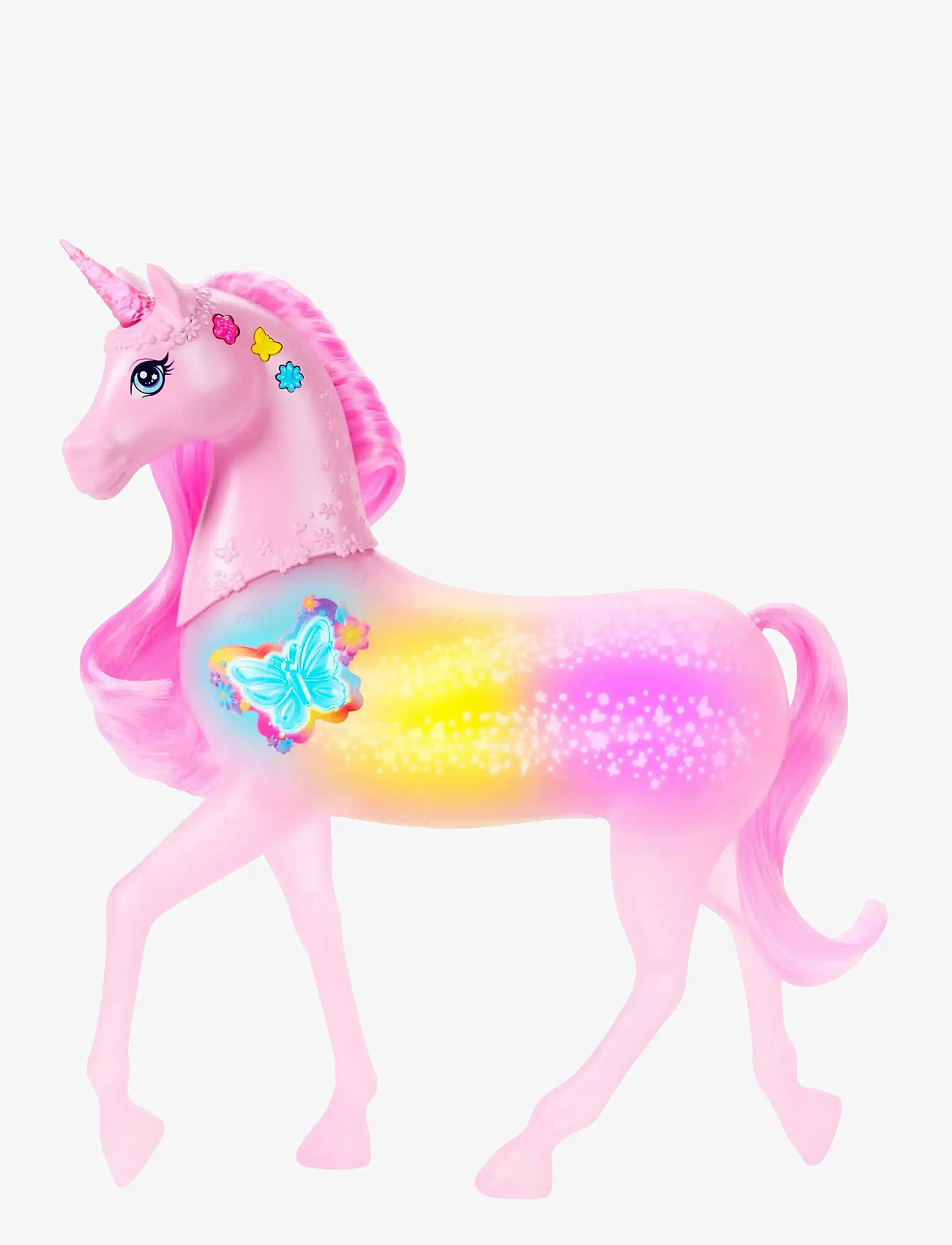 Barbie - Sparkle Lights Toy Unicorn with 20 Interactive Combos of Lights, Sounds & Music - dyr - multi color - 1