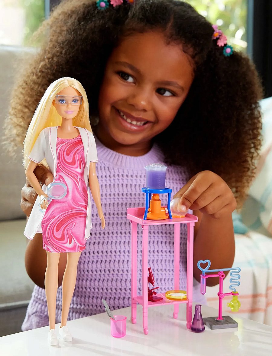 Barbie - Barbie Career Deluxe Career: Scientist - dúkkur - multi color - 0