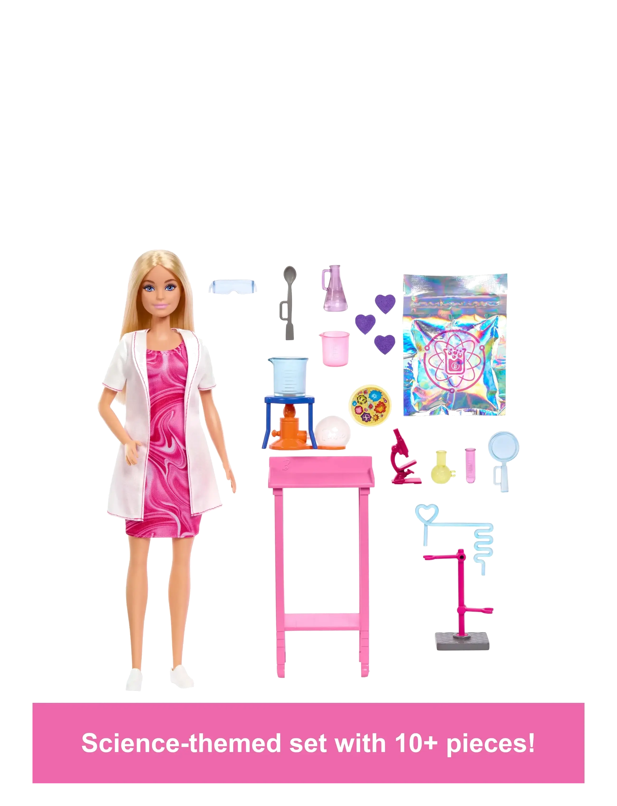 Barbie - Barbie Career Deluxe Career: Scientist - laveste priser - multi color - 5