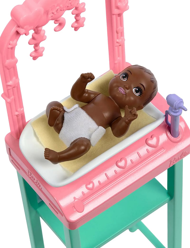 Barbie - Baby Doctor Doll with Blonde Fashion Doll, 1 Baby Doll, Furniture & Accessories - puppen - multi color - 5