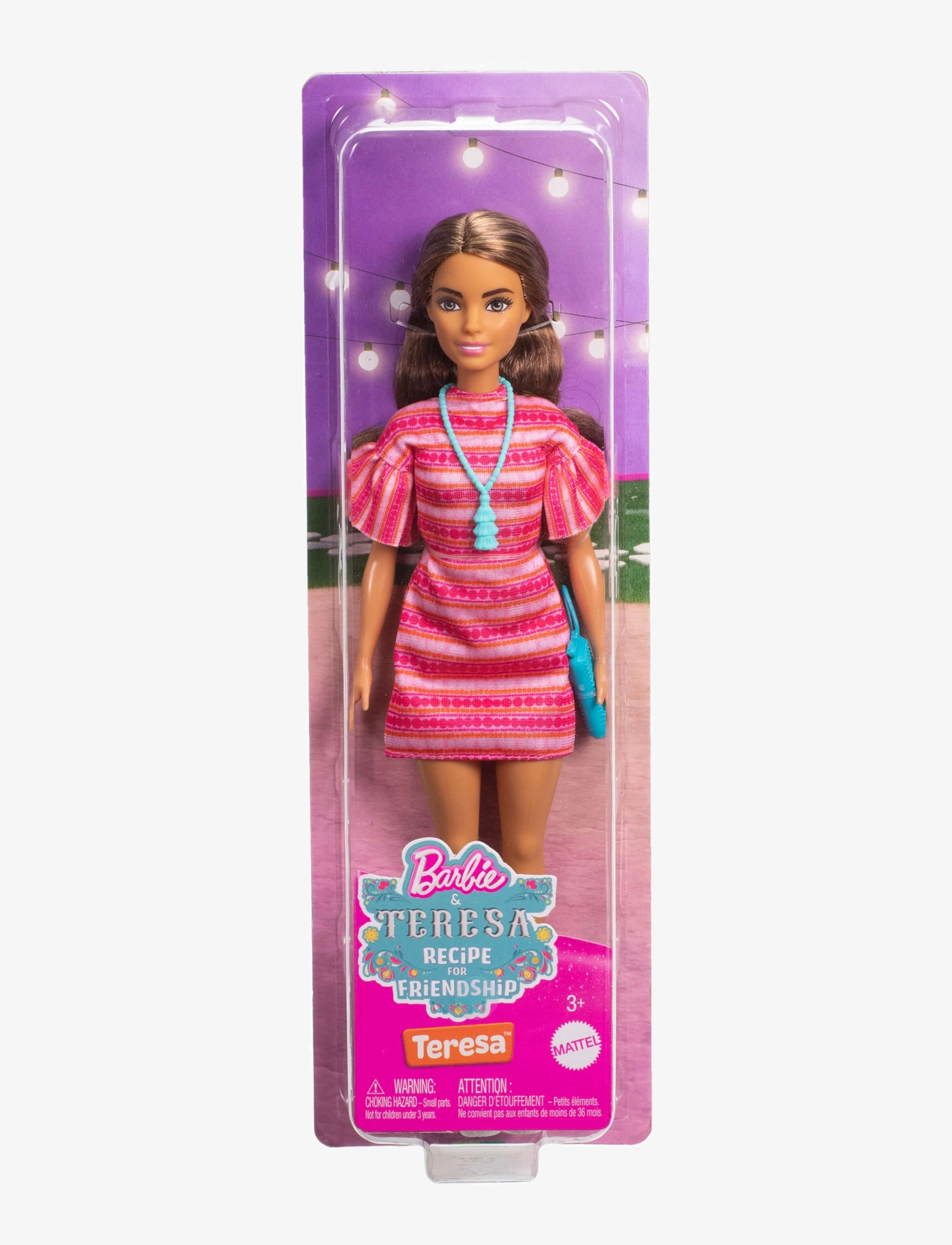 Barbie - and Teresa Recipe for Friendship Teresa Fashion Doll in Signature Outfit with Accessories - dúkkur - multi color - 5