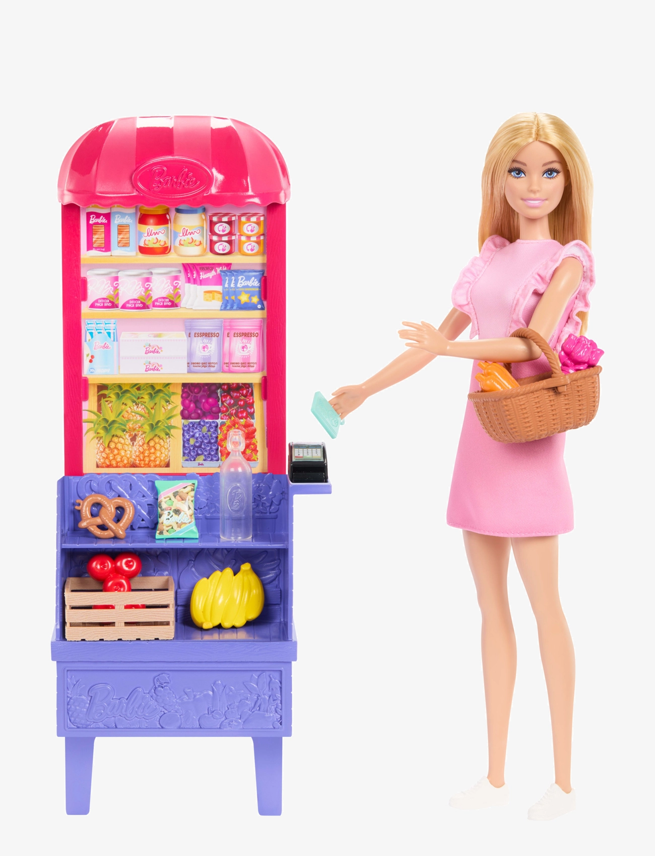 BARBIE Und Teresa Recipe For Friendship Malibu At The Market Doll & Playset With 11 Accessoires Patterned - One Size - Kinder
