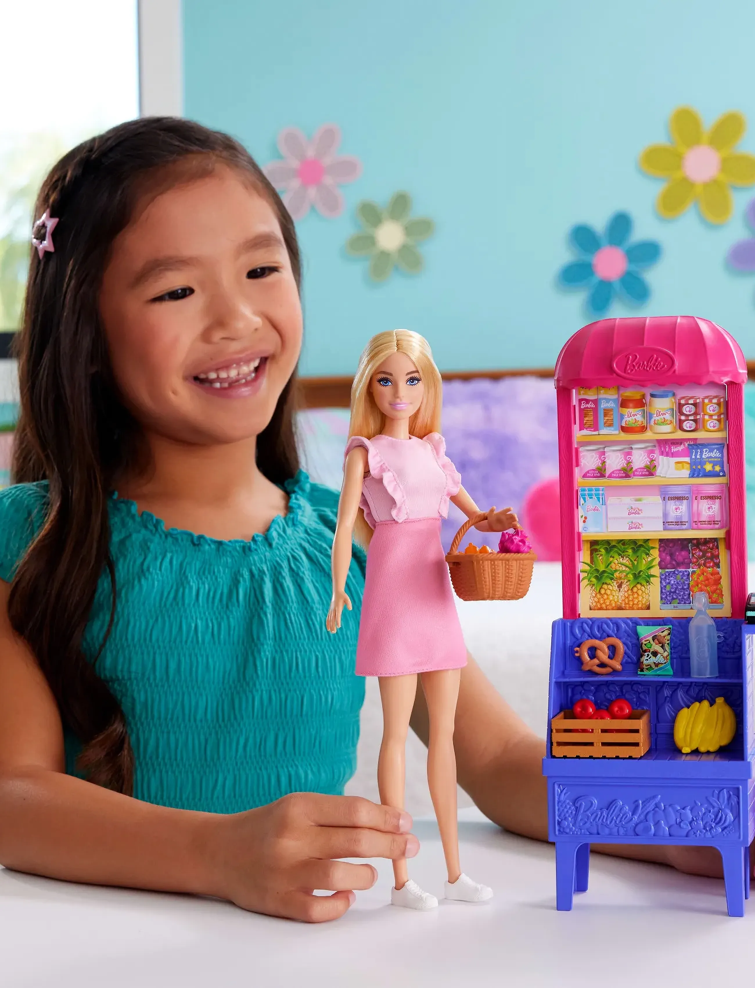 Barbie And Teresa Recipe For Friendship Malibu At The Market Doll & Playset With 11 Accessories, One Size, Dolls Mehrfarbig/gemustert - Dolls, Kinder