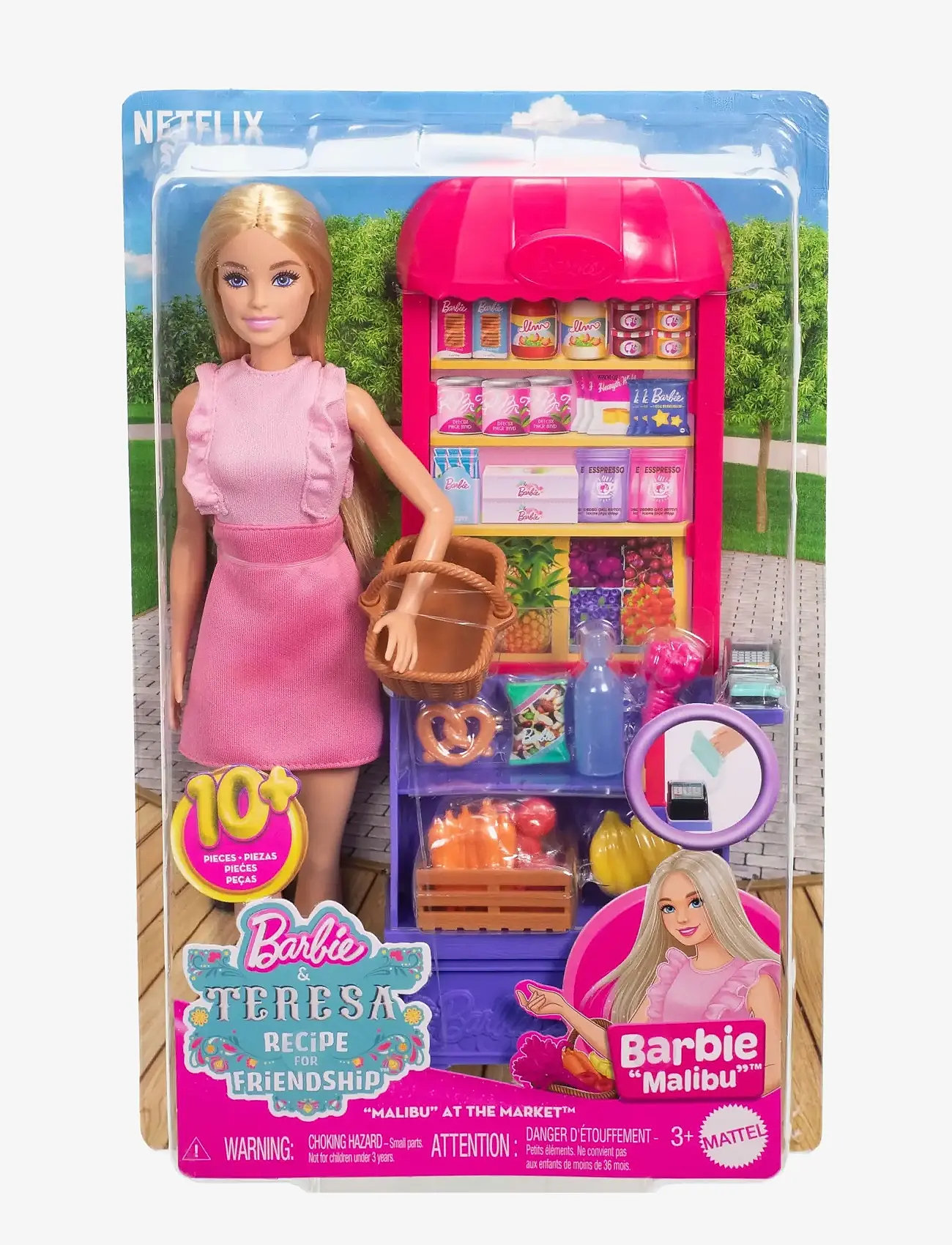 Barbie - and Teresa Recipe for Friendship Malibu at the Market Doll & Playset with 11 Accessories - multi color - 3