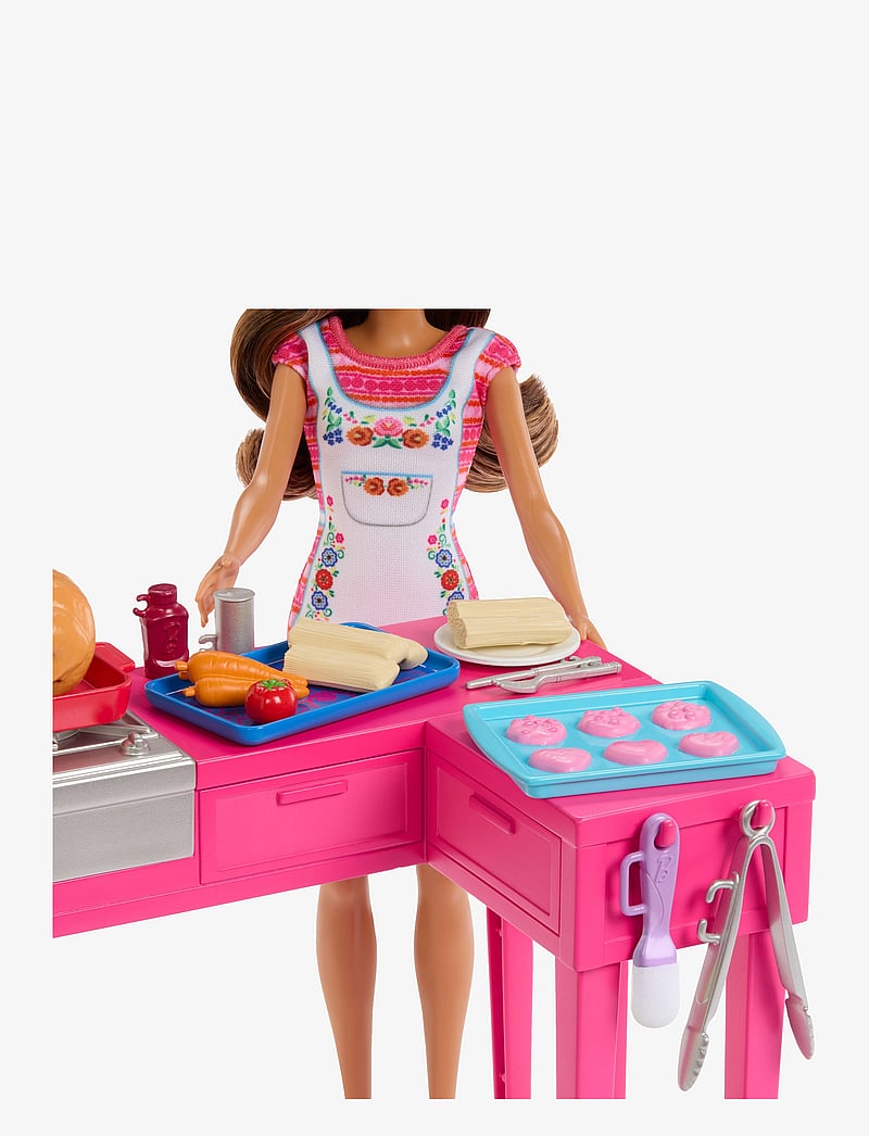 Barbie - and Teresa Recipe for Friendship Teresa Doll & Kitchen Playset with 20+ Accessories - spiel-sets - multi color - 4