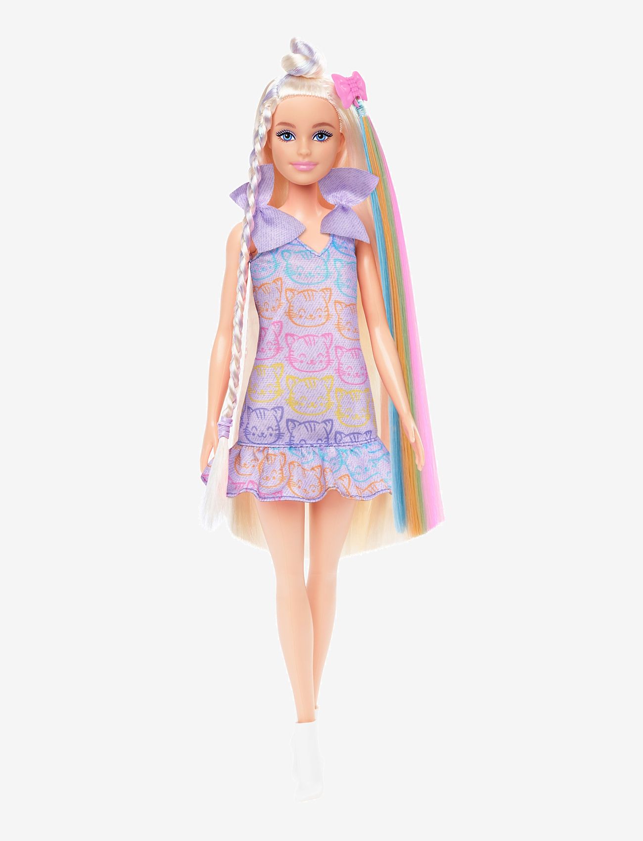 Barbie - Fun & Fancy Doll & Accessories, Blonde Fashion Doll with Extra-Long Hair & 2 Looks - dolls - multi color - 0