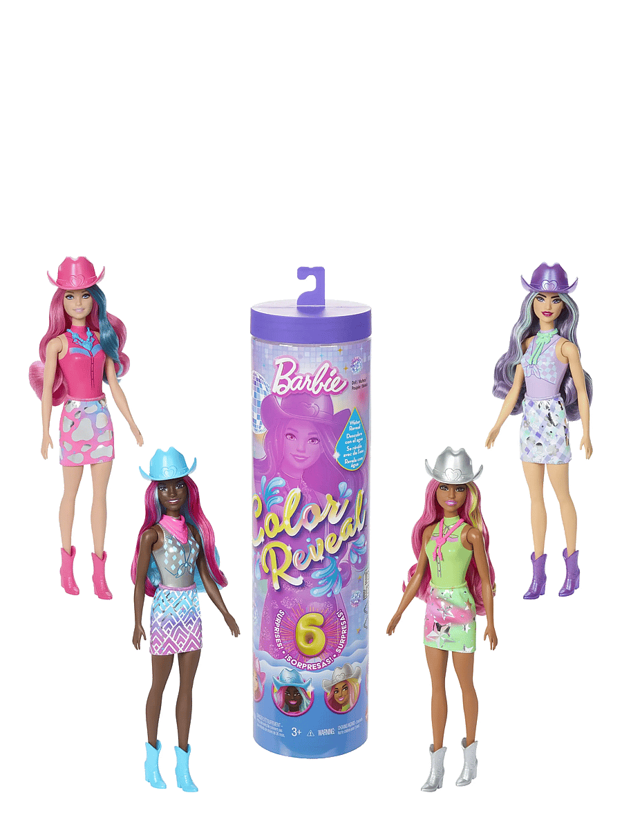 Barbie - Color Reveal Disco Star Series Fashion Doll & Accessories with 6 Surprises (Styles May Vary) - multi color - 1