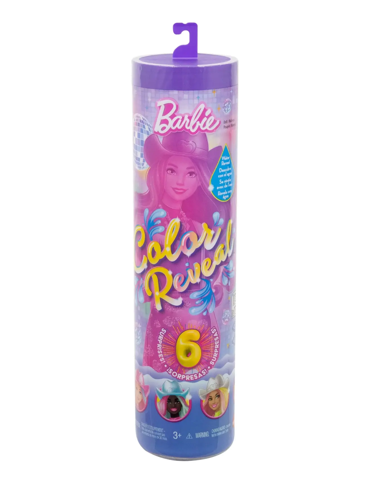 Barbie - Color Reveal Disco Star Series Fashion Doll & Accessories with 6 Surprises (Styles May Vary) - multi color - 2