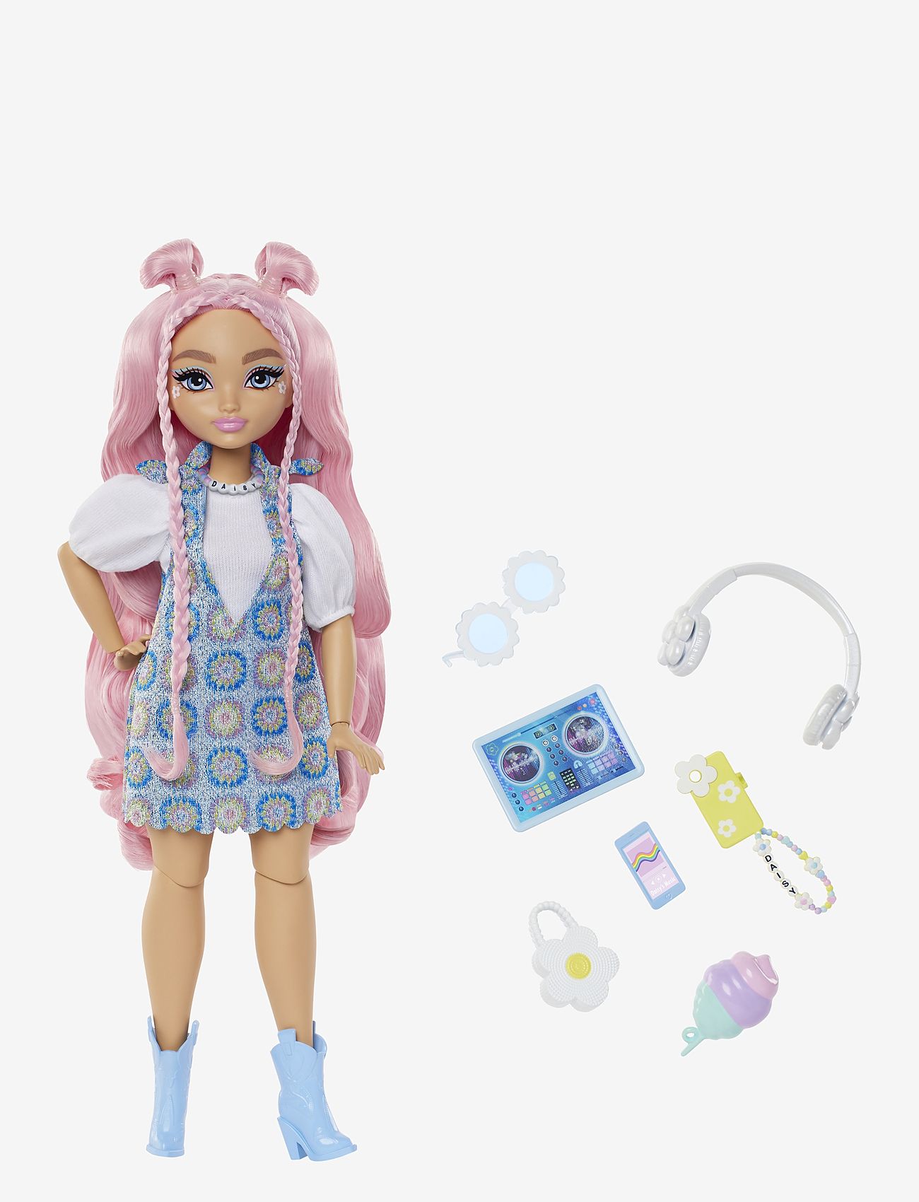 Barbie - Dream Besties Daisy Jean Fashion Doll with 9 DJ & Music Themed Accessories - dukker - multi color - 2