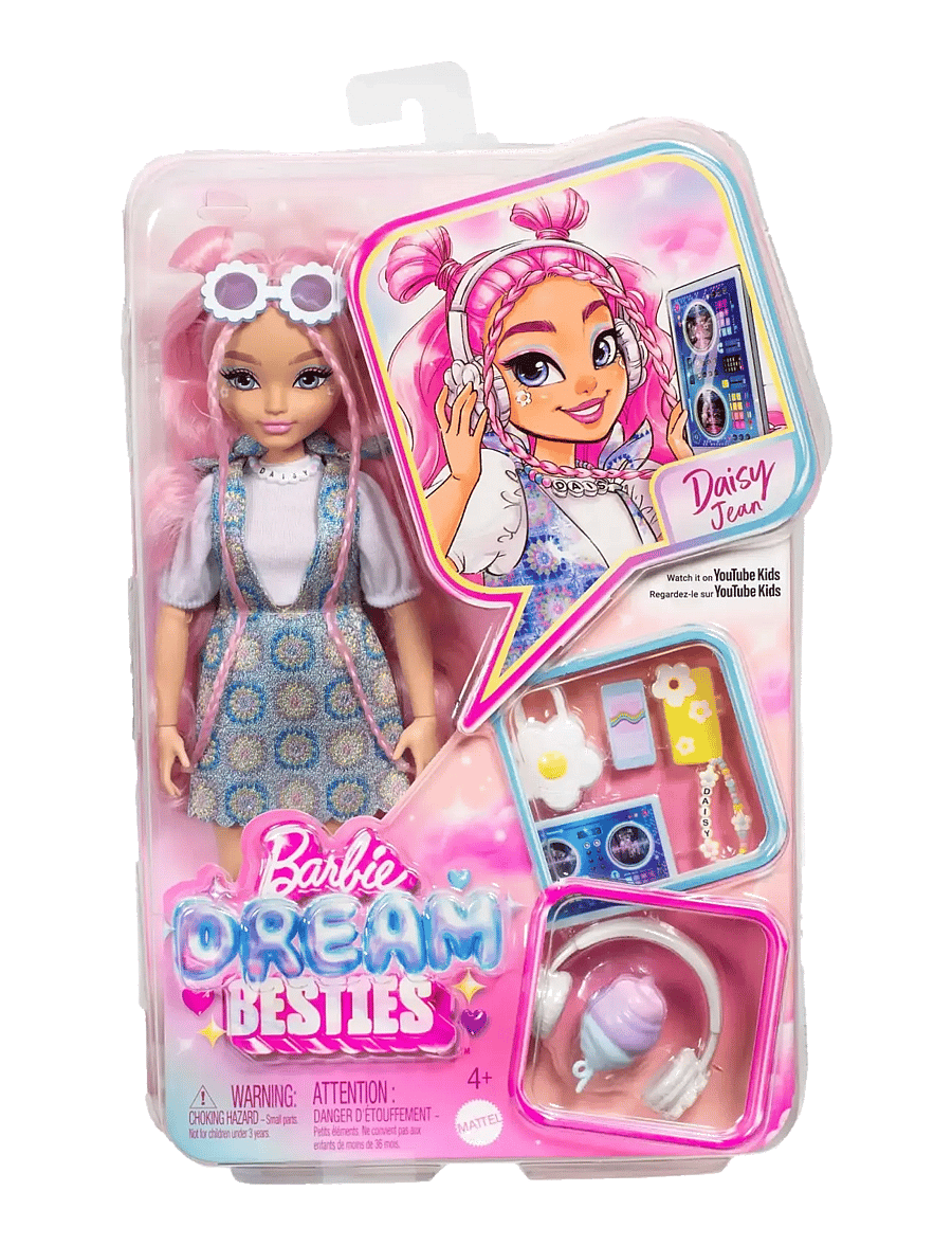Barbie - Dream Besties Daisy Jean Fashion Doll with 9 DJ & Music Themed Accessories - die niedrigsten preise - multi color - 5