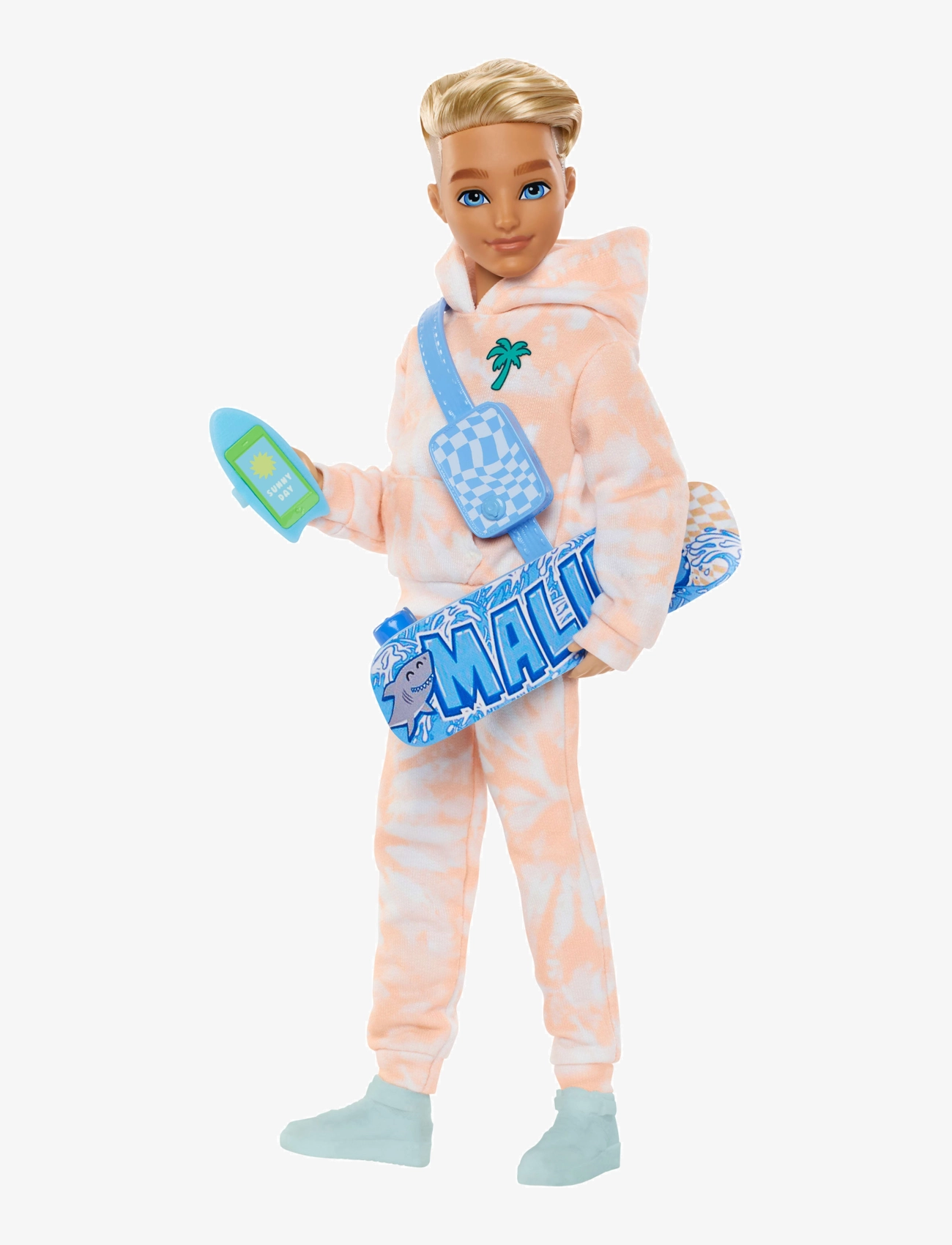 Barbie - Dream Besties Ken Fashion Doll with 9 Summer & Skateboard Themed Accessories - die niedrigsten preise - multi color - 5