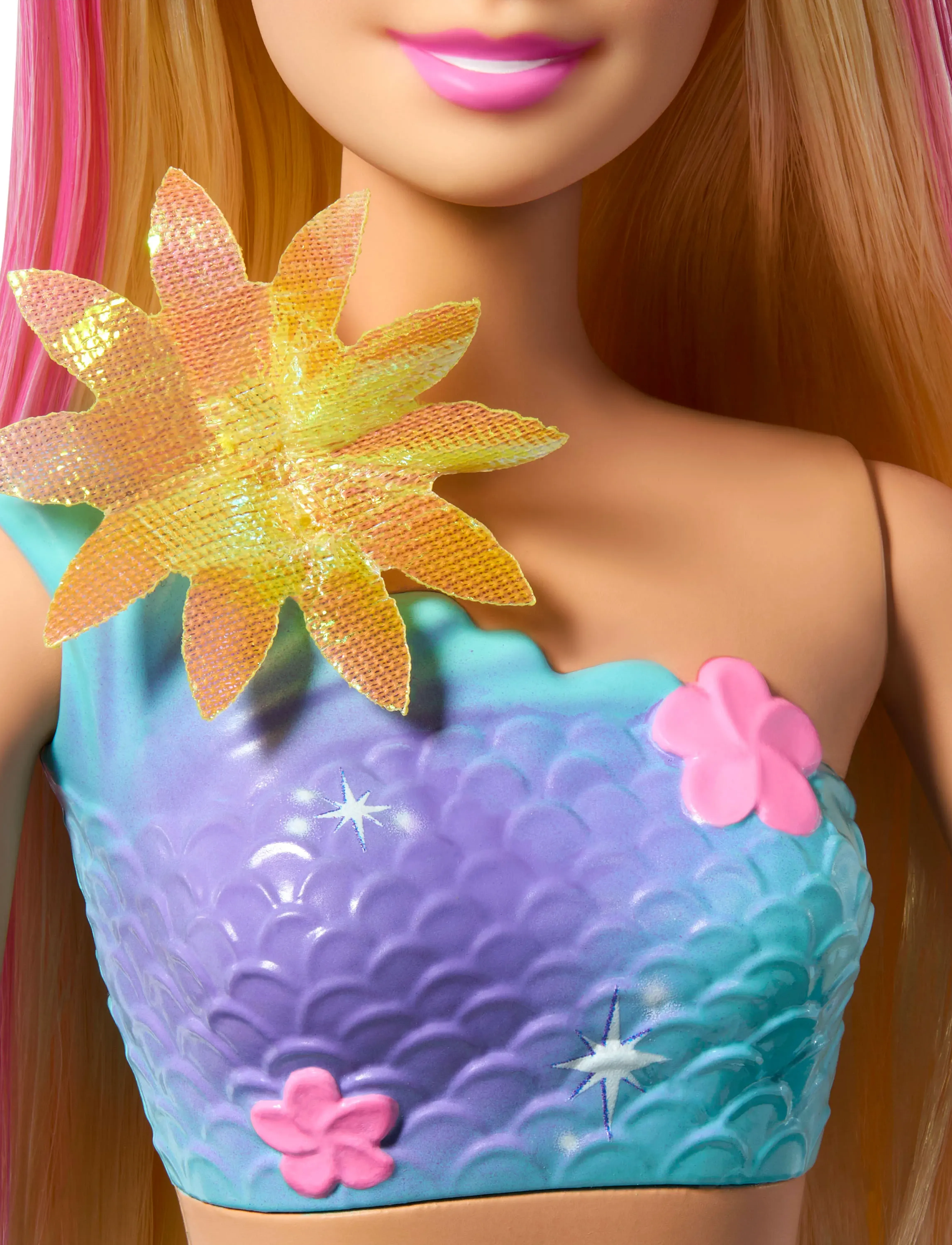 Barbie Fantasy Flower Magic Mermaid 1, One Size, Dolls & Accessories, Mehrfarbig/gemustert - Dolls, Kinder