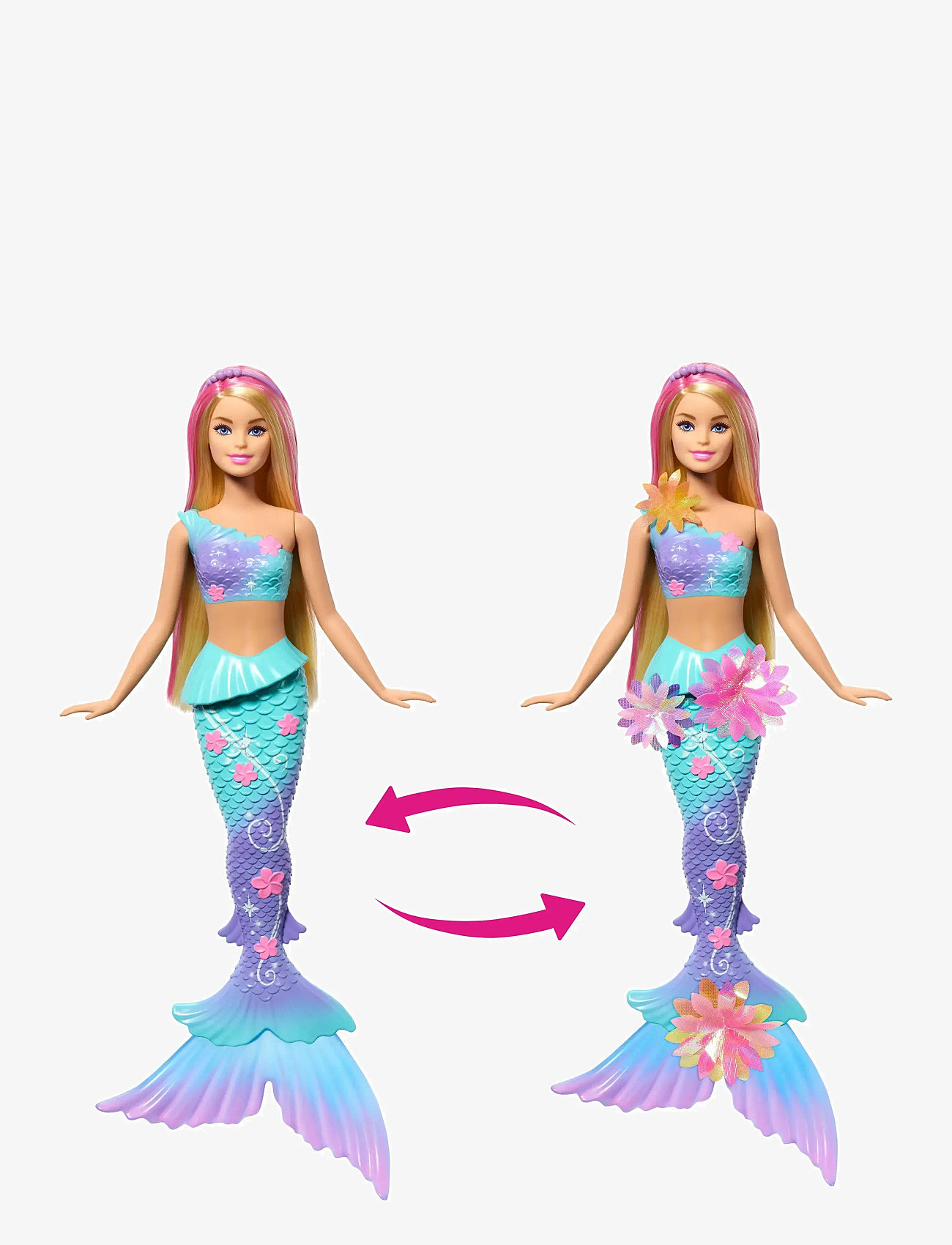 Barbie - Barbie Fantasy Flower Magic Mermaid 1 - dockor - multi color - 3