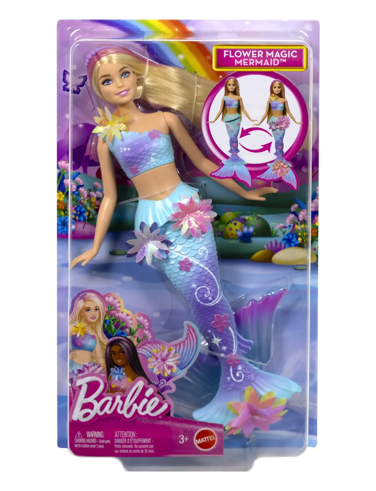 Barbie - Barbie Fantasy Flower Magic Mermaid 1 - puppen - multi color - 5
