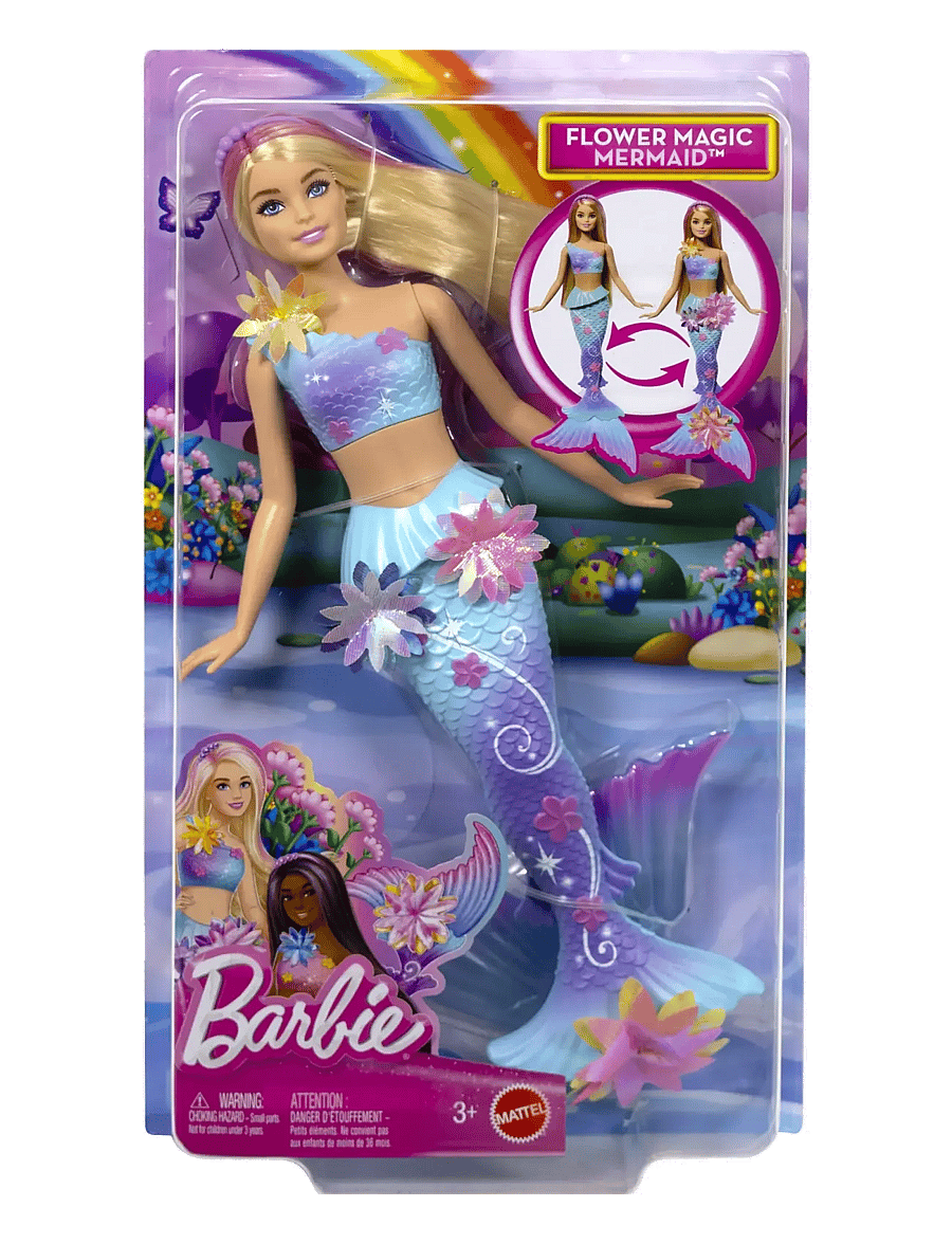 Barbie - Barbie Fantasy Flower Magic Mermaid 1 - puppen - multi color - 5