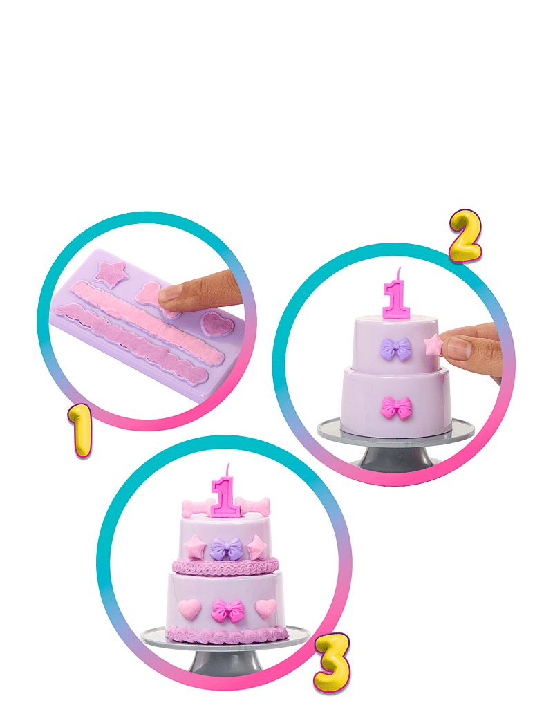 Barbie - Party Unboxed Pet Birthday Series Doll & Accessories, Birthday Bows Set with 10 Surprises - dúkkur - multi color - 3