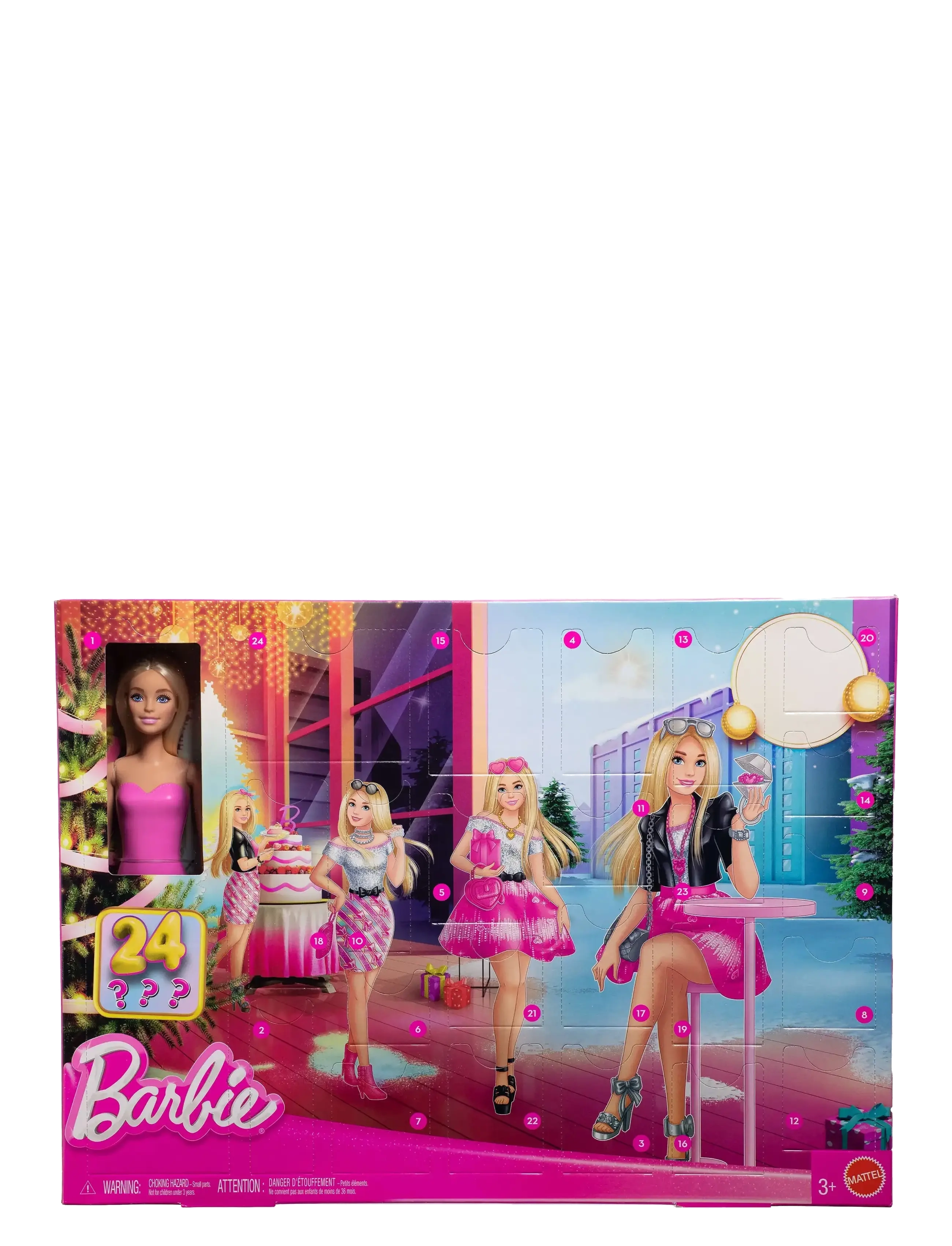 Barbie - Fashion Doll Holiday Advent Calendar with 24 Clothing and Accessory Surprises - multi color - 5