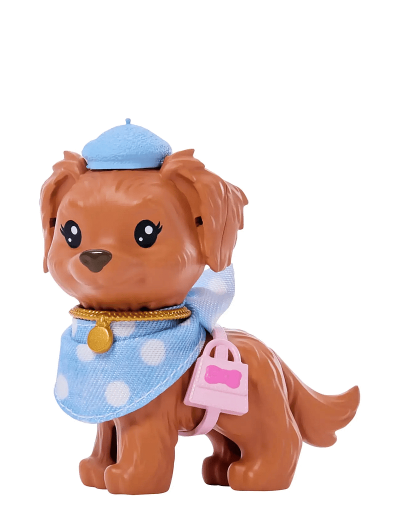 Barbie - Twinning Looks Fashion Doll with Pet Dog, Matching Blue Clothes & Accessories, Brunette - puppen - multi color - 3
