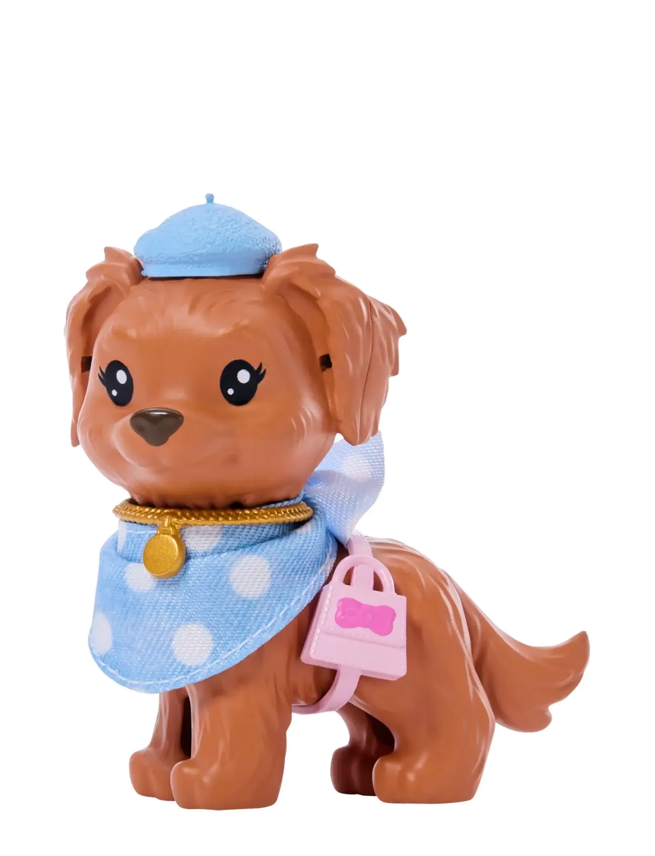 Barbie - Twinning Looks Fashion Doll with Pet Dog, Matching Blue Clothes & Accessories, Brunette - nukud - multi color - 3