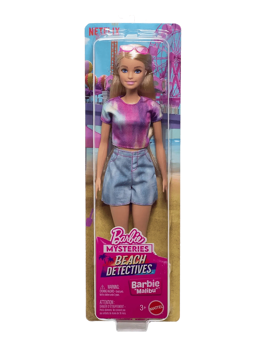 Barbie - Mysteries: Beach Detectives “Malibu” Fashion Doll in Signature Outfit with Accessories - laagste prijzen - multi color - 2