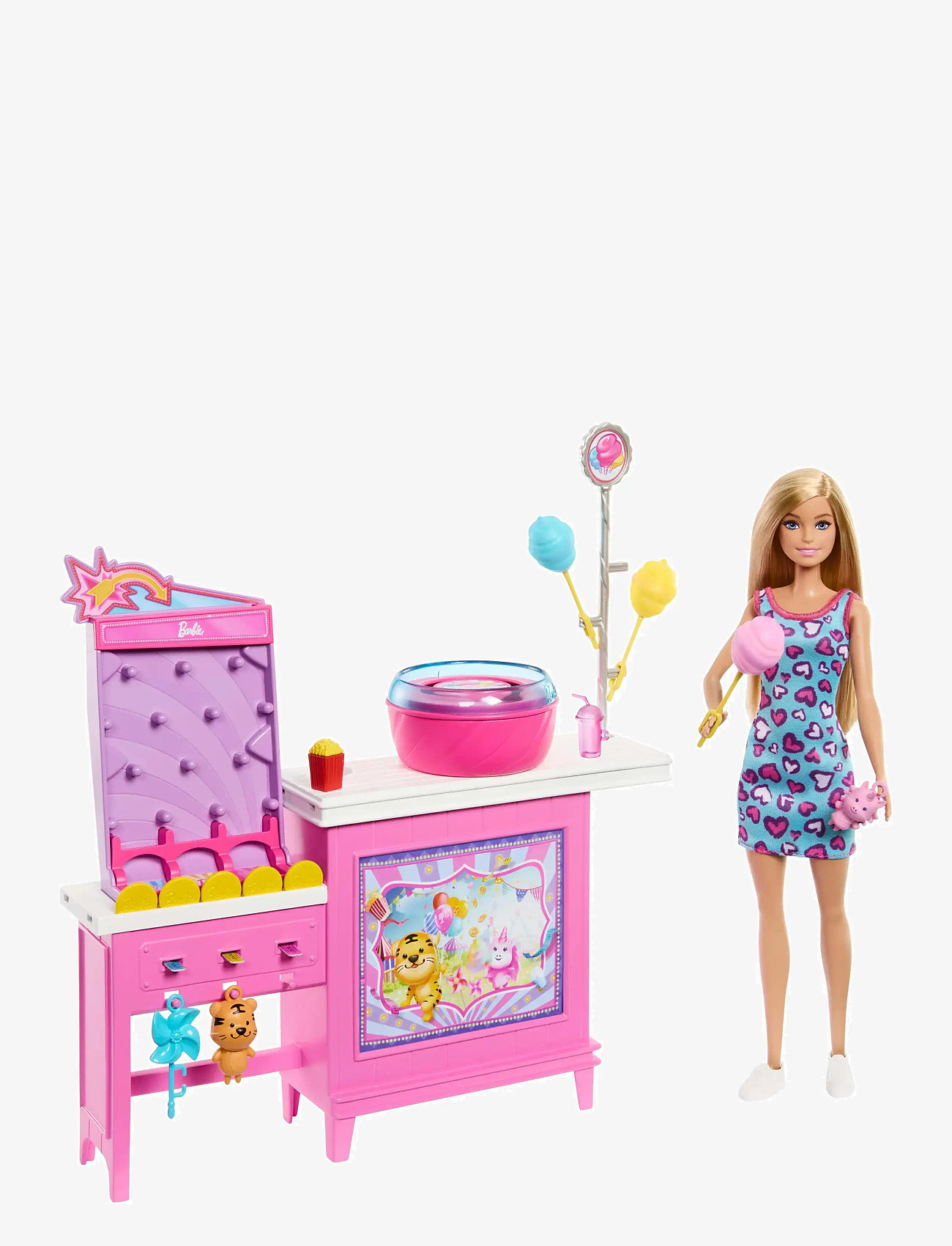 Barbie - Mysteries: Beach Detectives Malibu Doll, Cotton Candy Game Playset & Accessories - leikkisetit - multi color - 1