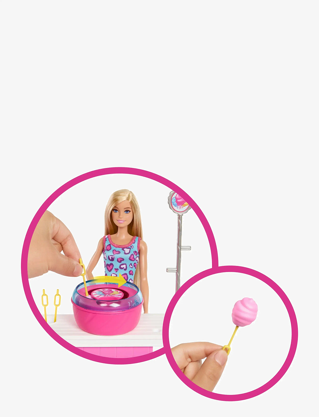 Barbie - Mysteries: Beach Detectives Malibu Doll, Cotton Candy Game Playset & Accessories - leikkisetit - multi color - 2
