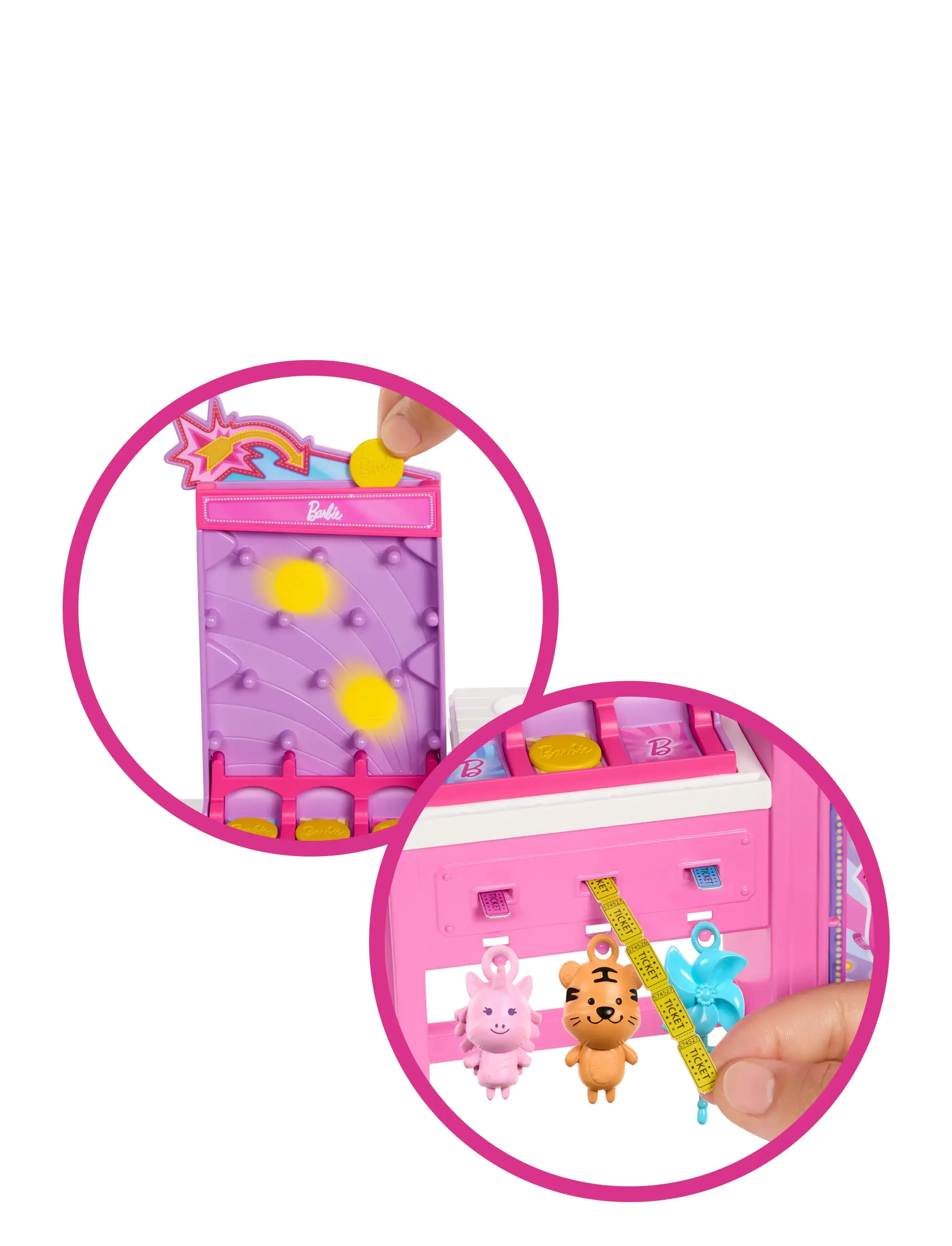 Barbie - Mysteries: Beach Detectives Malibu Doll, Cotton Candy Game Playset & Accessories - nuket - multi color - 3