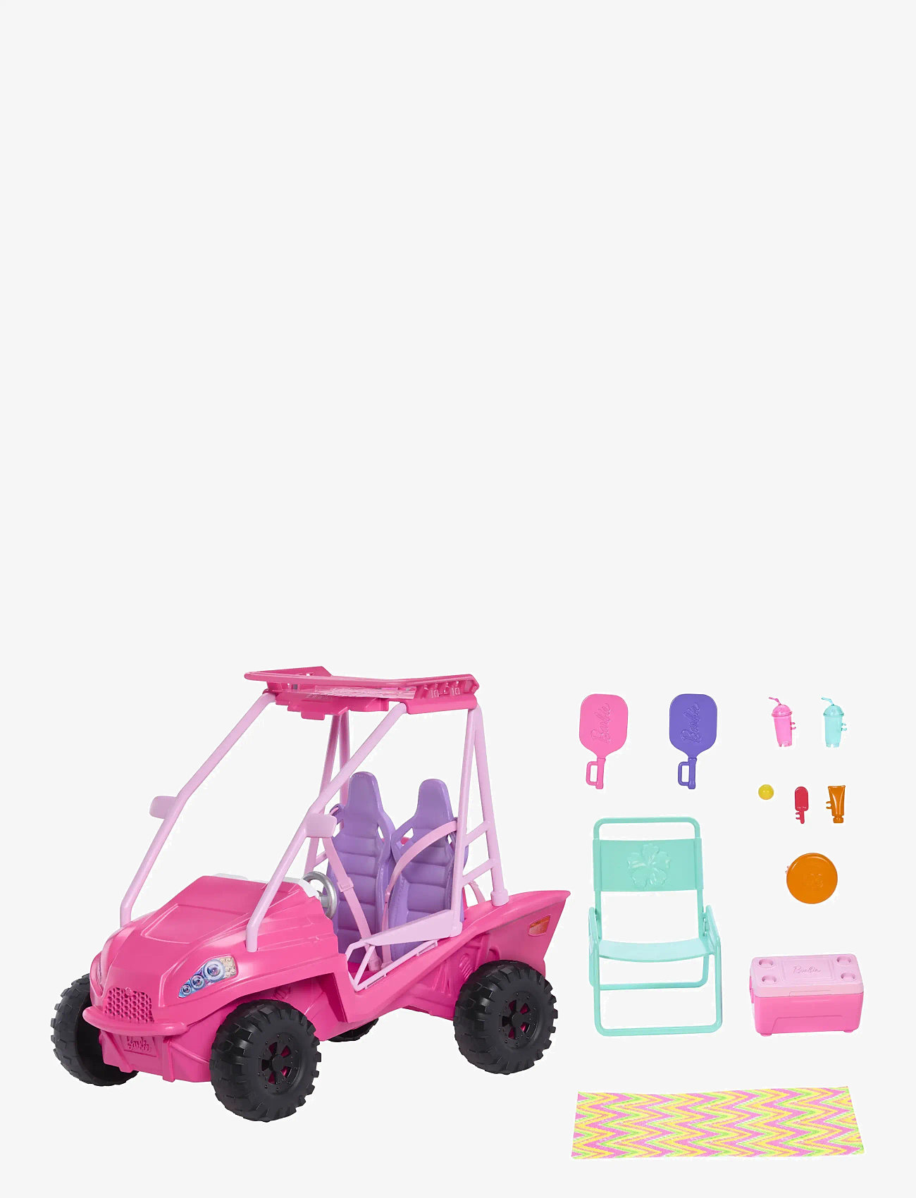 Barbie - Mysteries: Beach Detectives Ultimate Beach Buggy Vehicle Playset with 10+ Accessories - dolls accessories - multi color - 2
